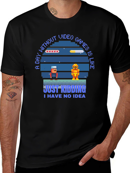 Video Game Graphic Tee - Gamer Humor