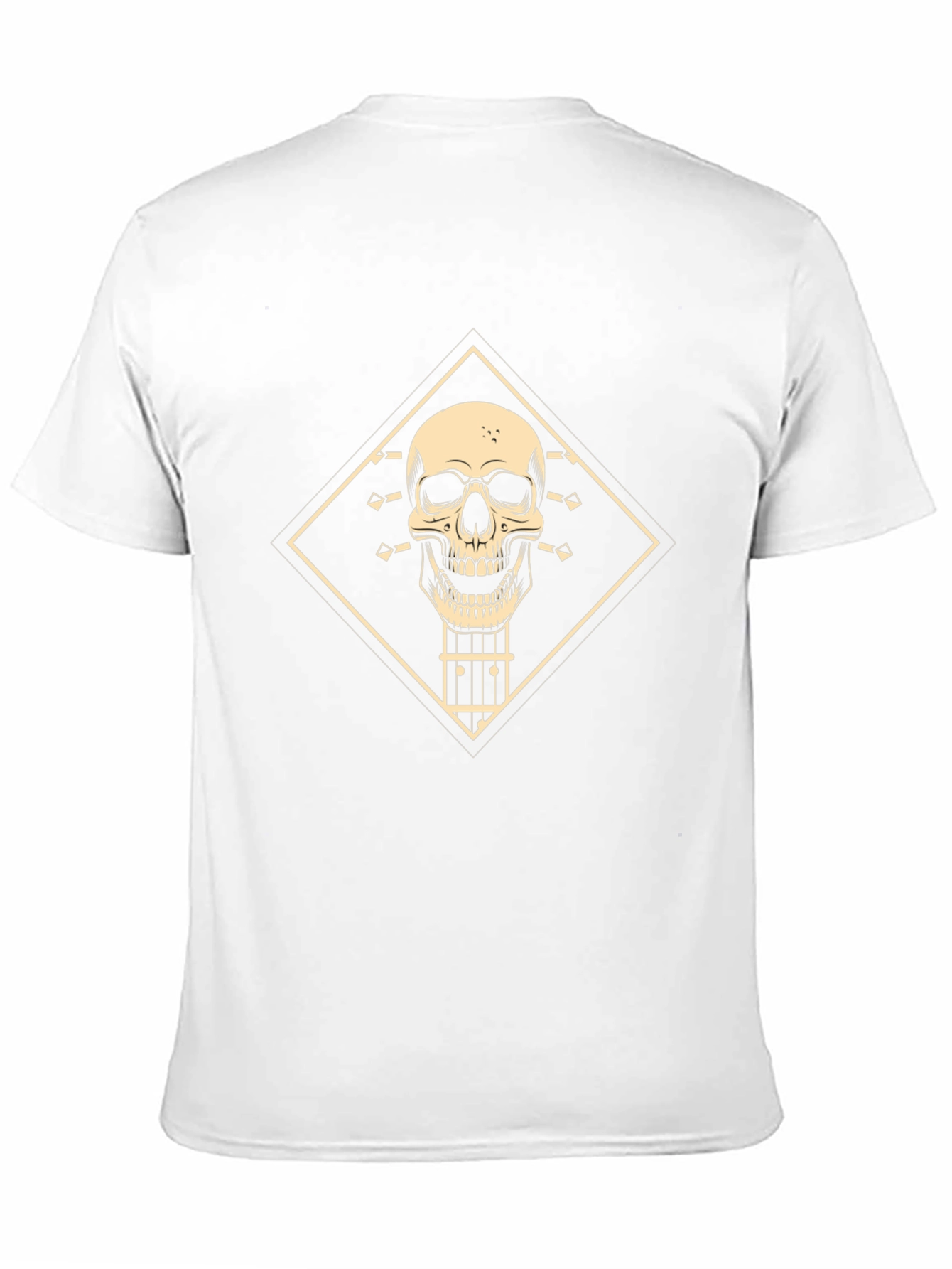 Skull Guitar T-Shirt - Black Rocker Tee