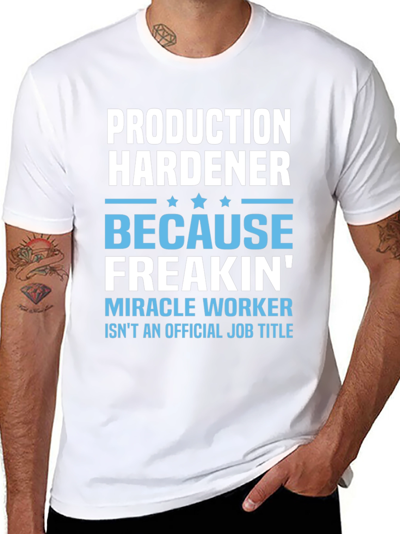 Production Hardener Funny Job Title T-Shirt