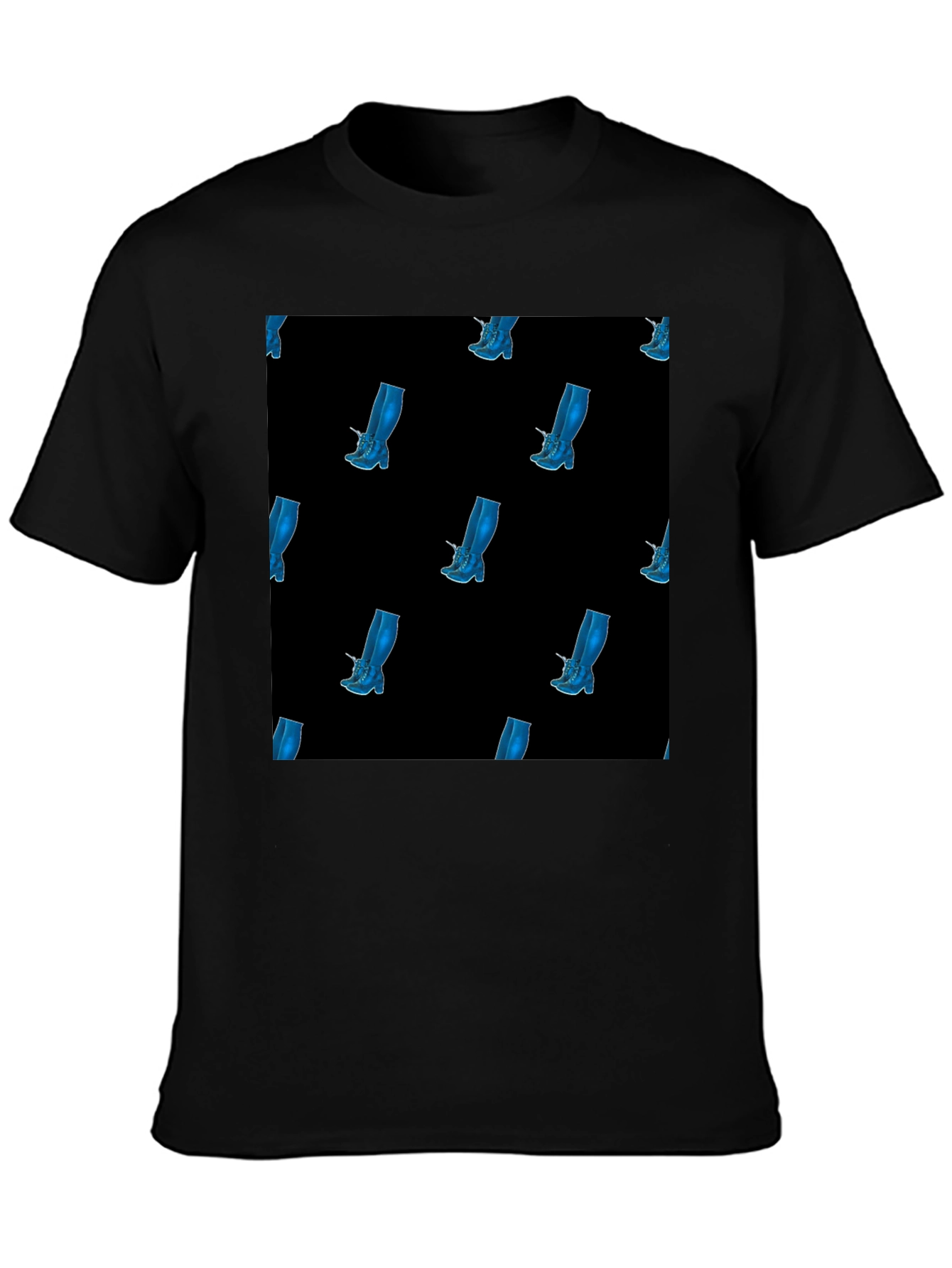 Stylish Boot Pattern T-Shirt