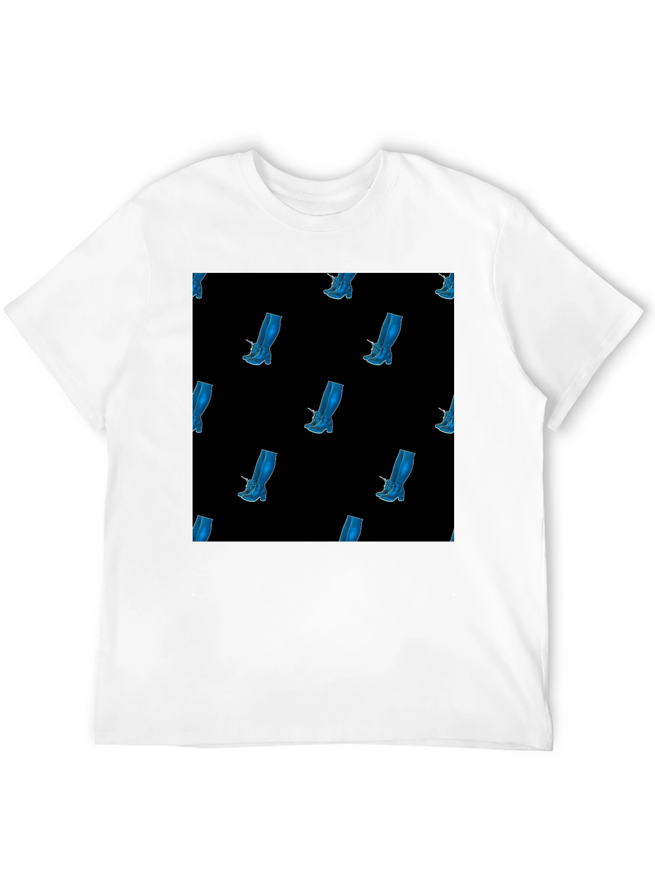 Stylish Boot Pattern T-Shirt