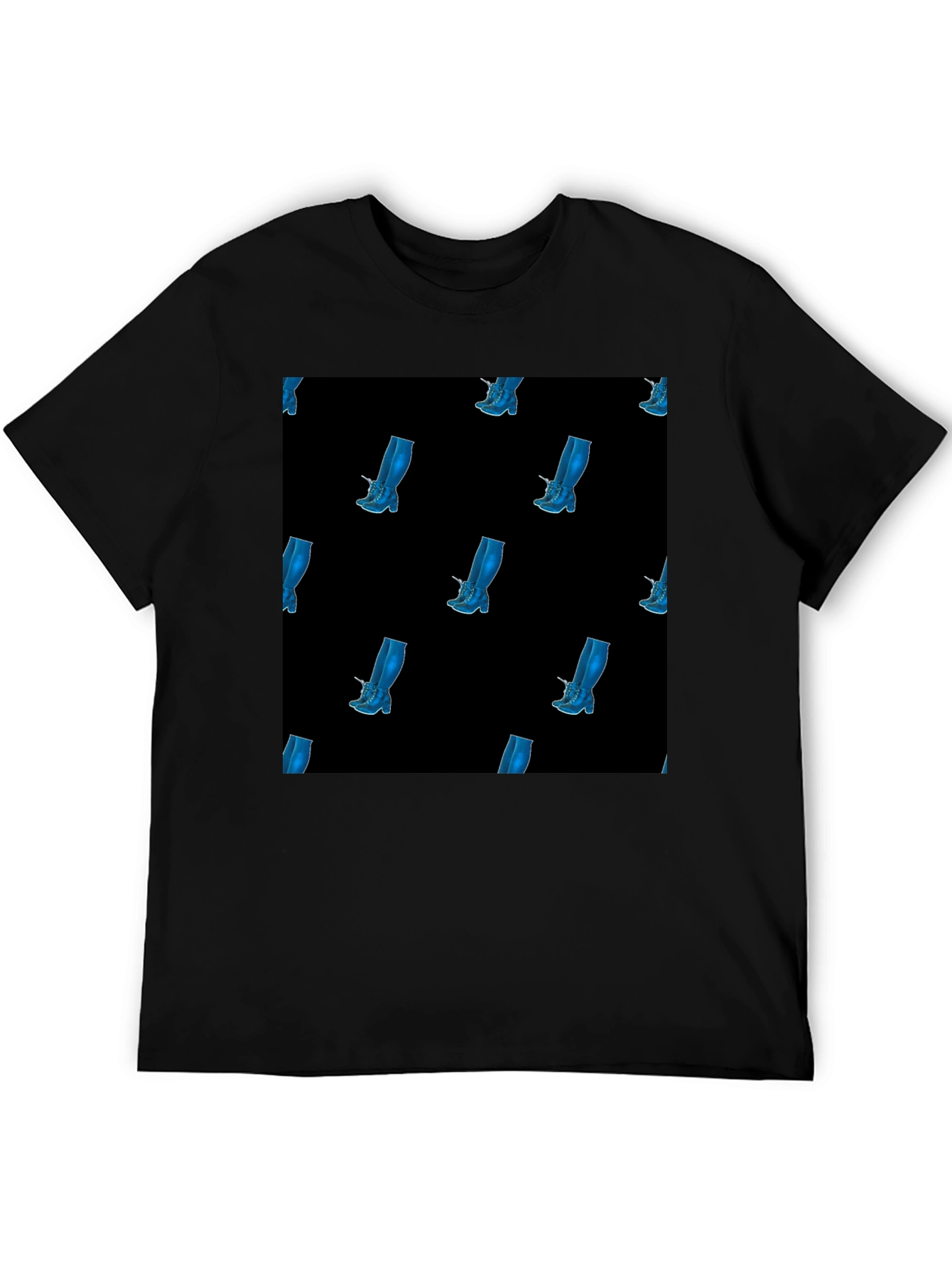 Stylish Boot Pattern T-Shirt