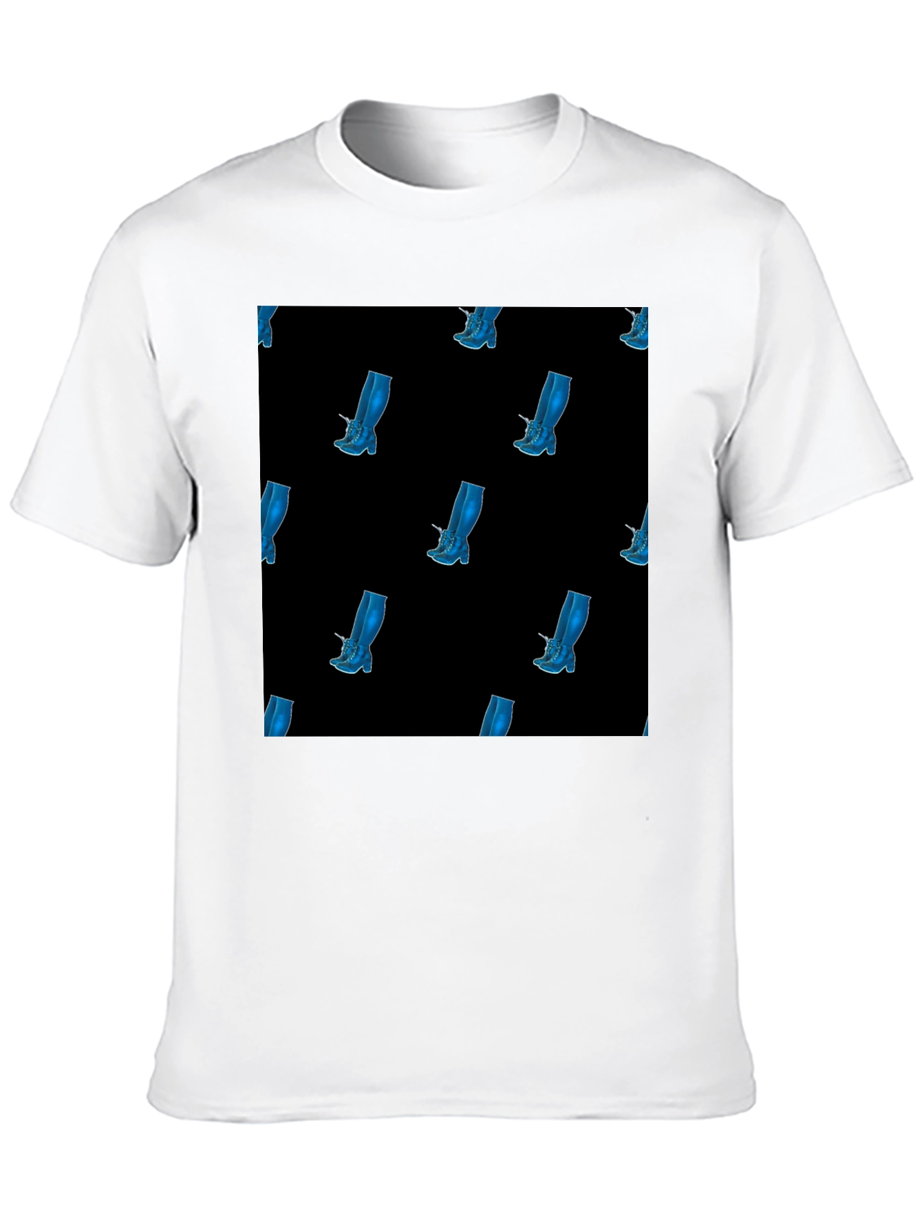 Stylish Boot Pattern T-Shirt