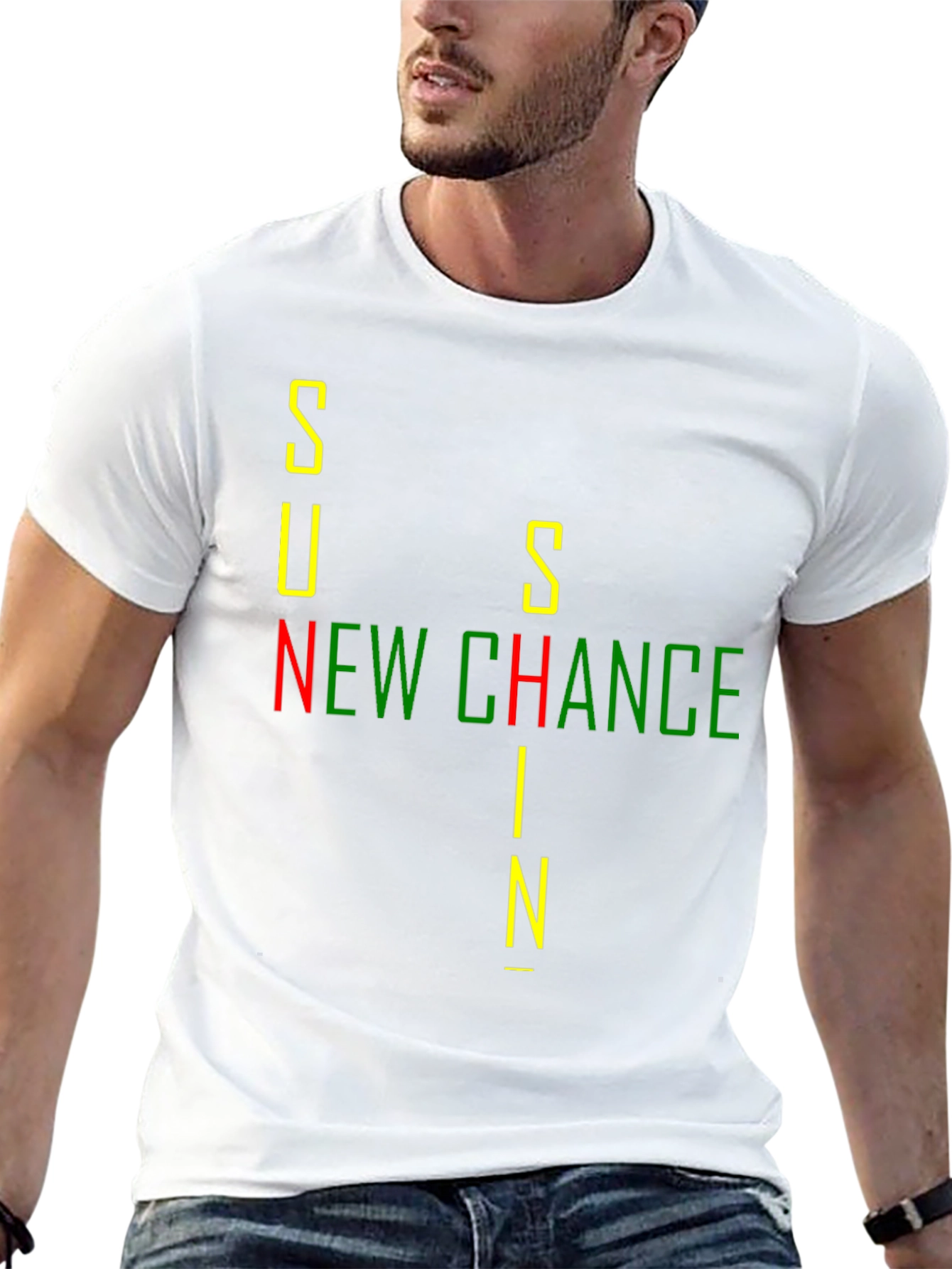 Sunshine New Chance Black Graphic Tee
