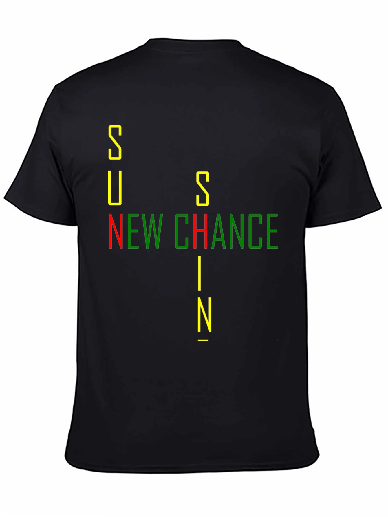 Sunshine New Chance Black Graphic Tee