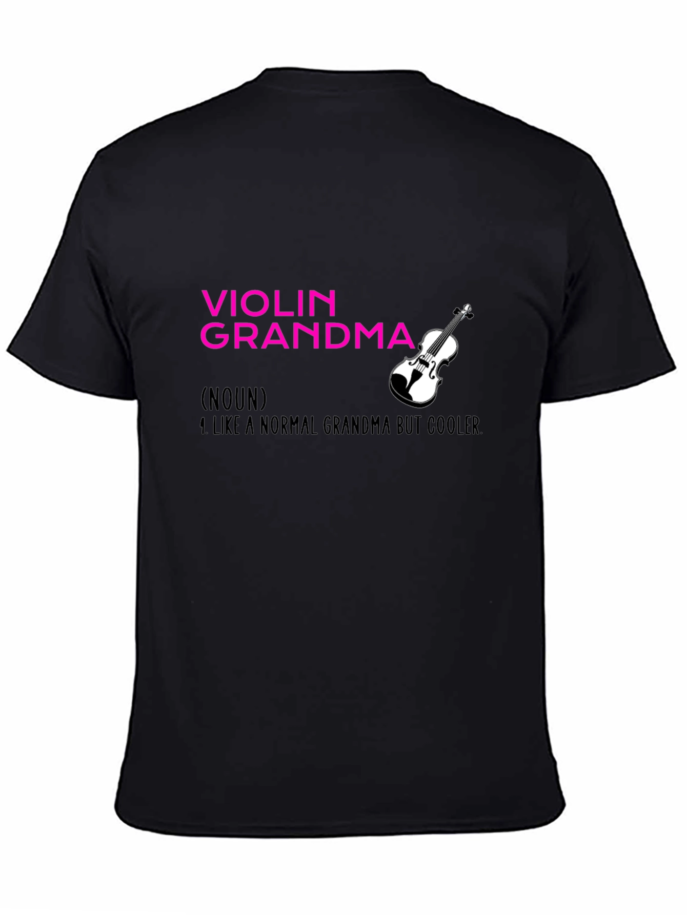 Violin Grandma T-Shirt - Musical Grandmother Gift