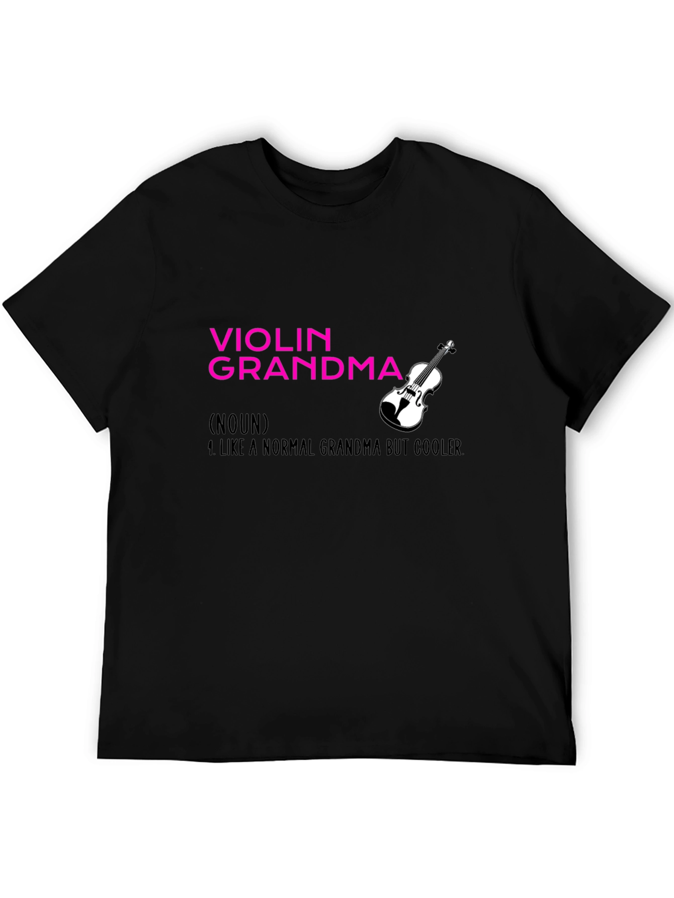Violin Grandma T-Shirt - Musical Grandmother Gift