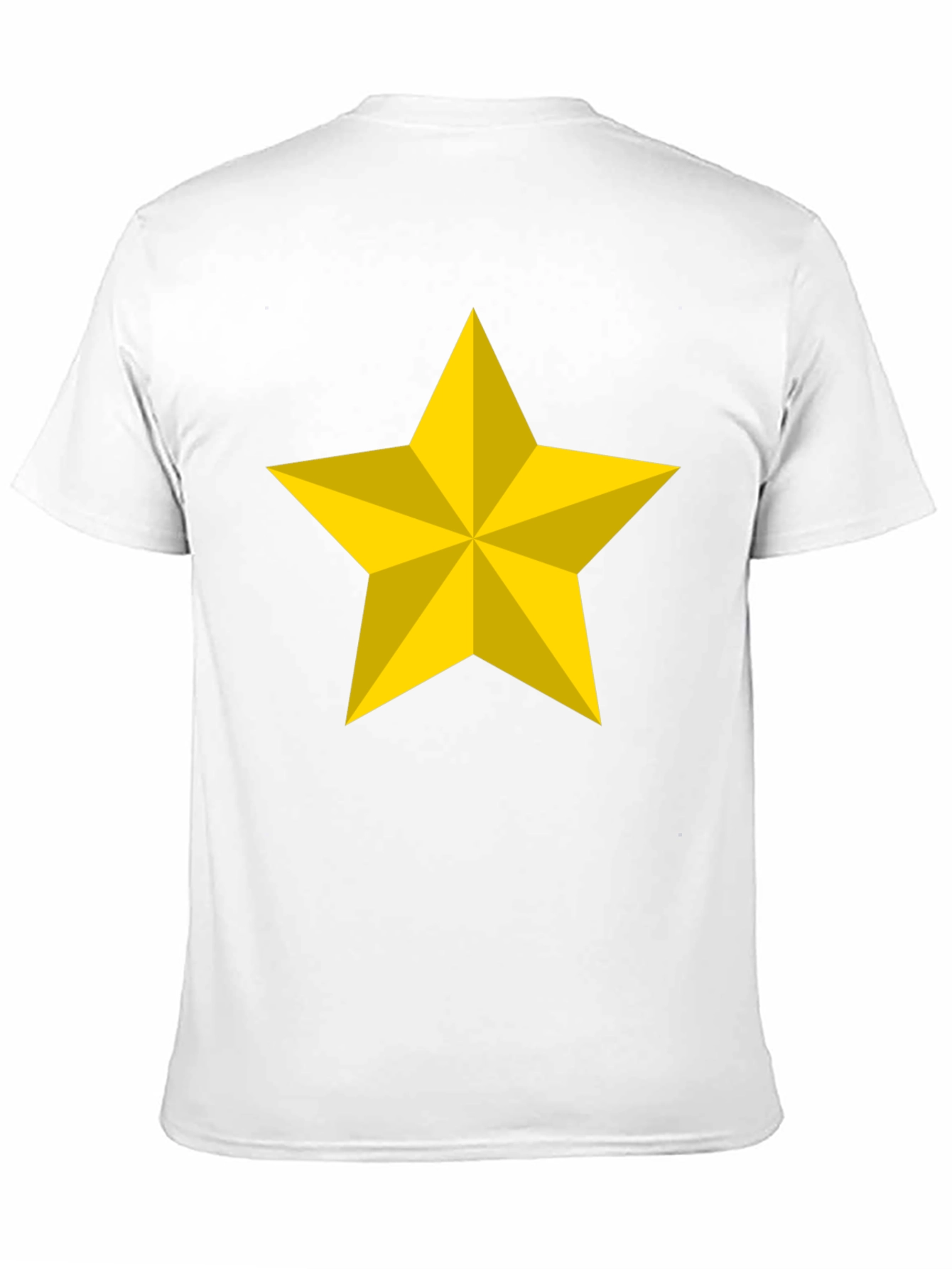 Bold Star Graphic Tee - Black Cotton Blend