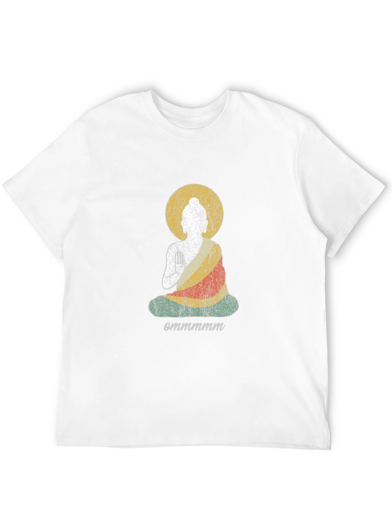 Buddha Om Tee - Relaxed Fit Black T-Shirt