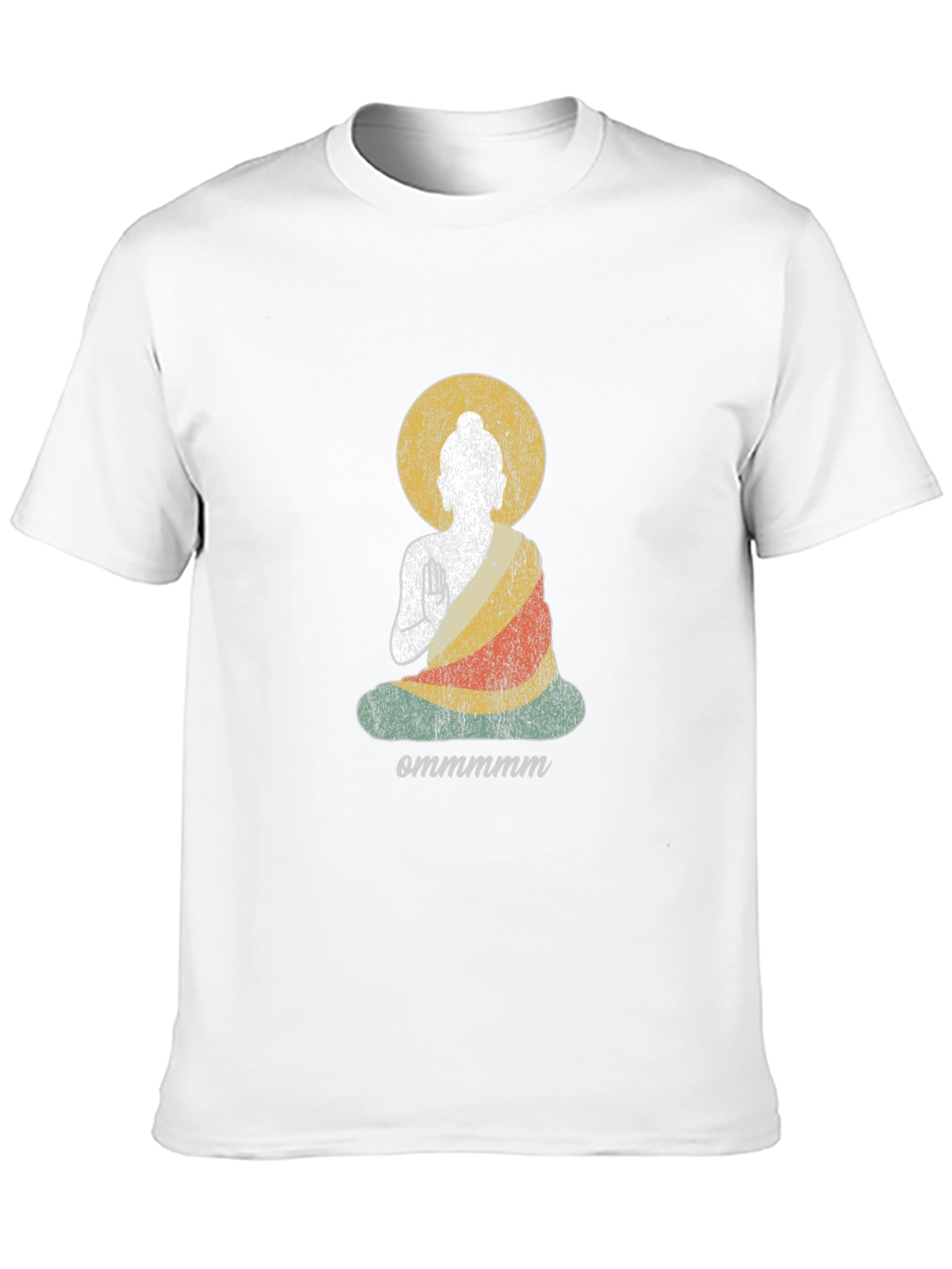 Buddha Om Tee - Relaxed Fit Black T-Shirt