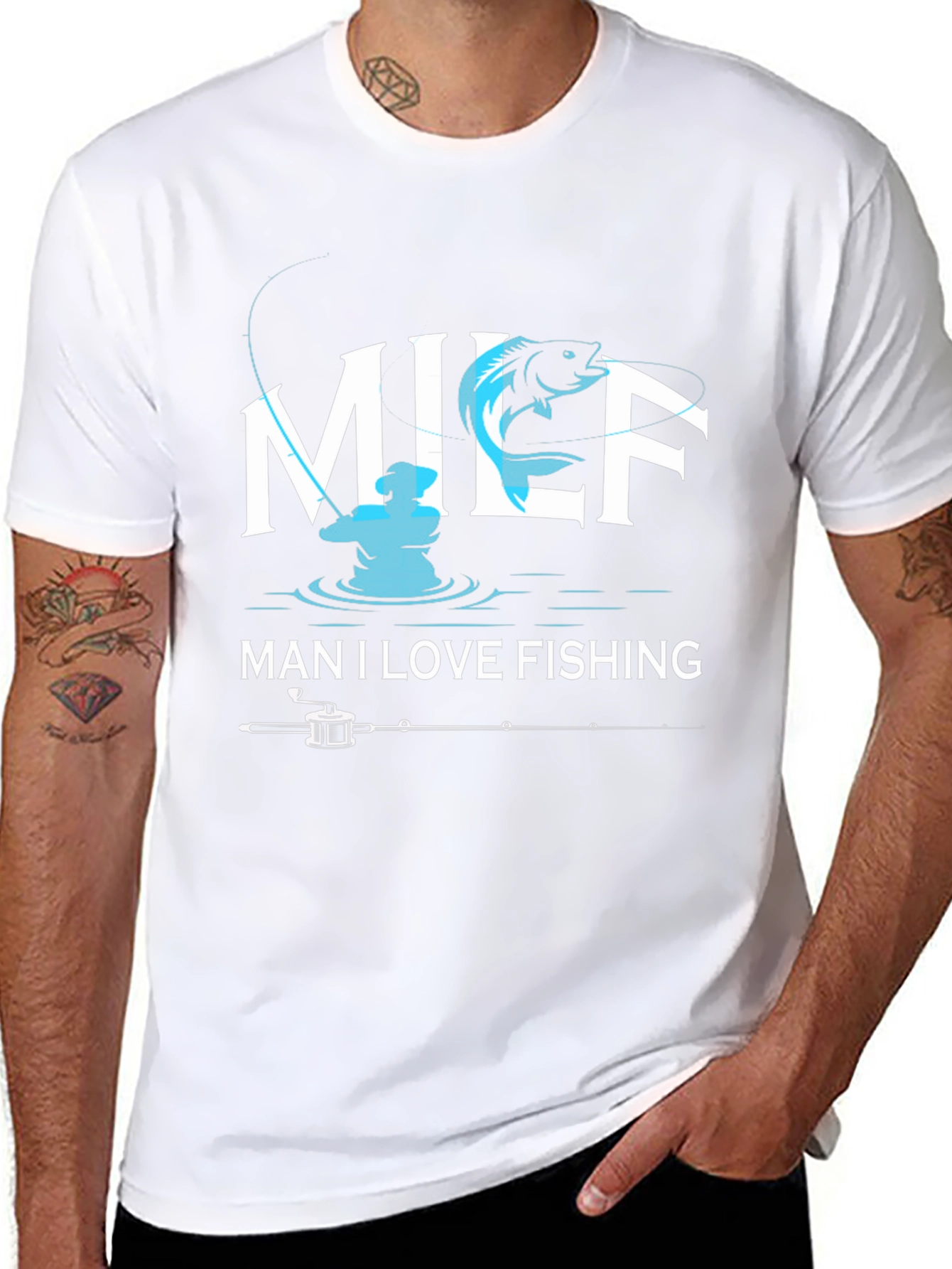 Fishing MILF T-Shirt - Man I Love Fishing
