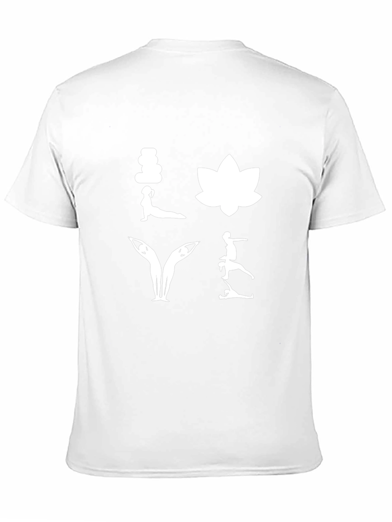 Yoga Love Black T-Shirt - Meditative Design
