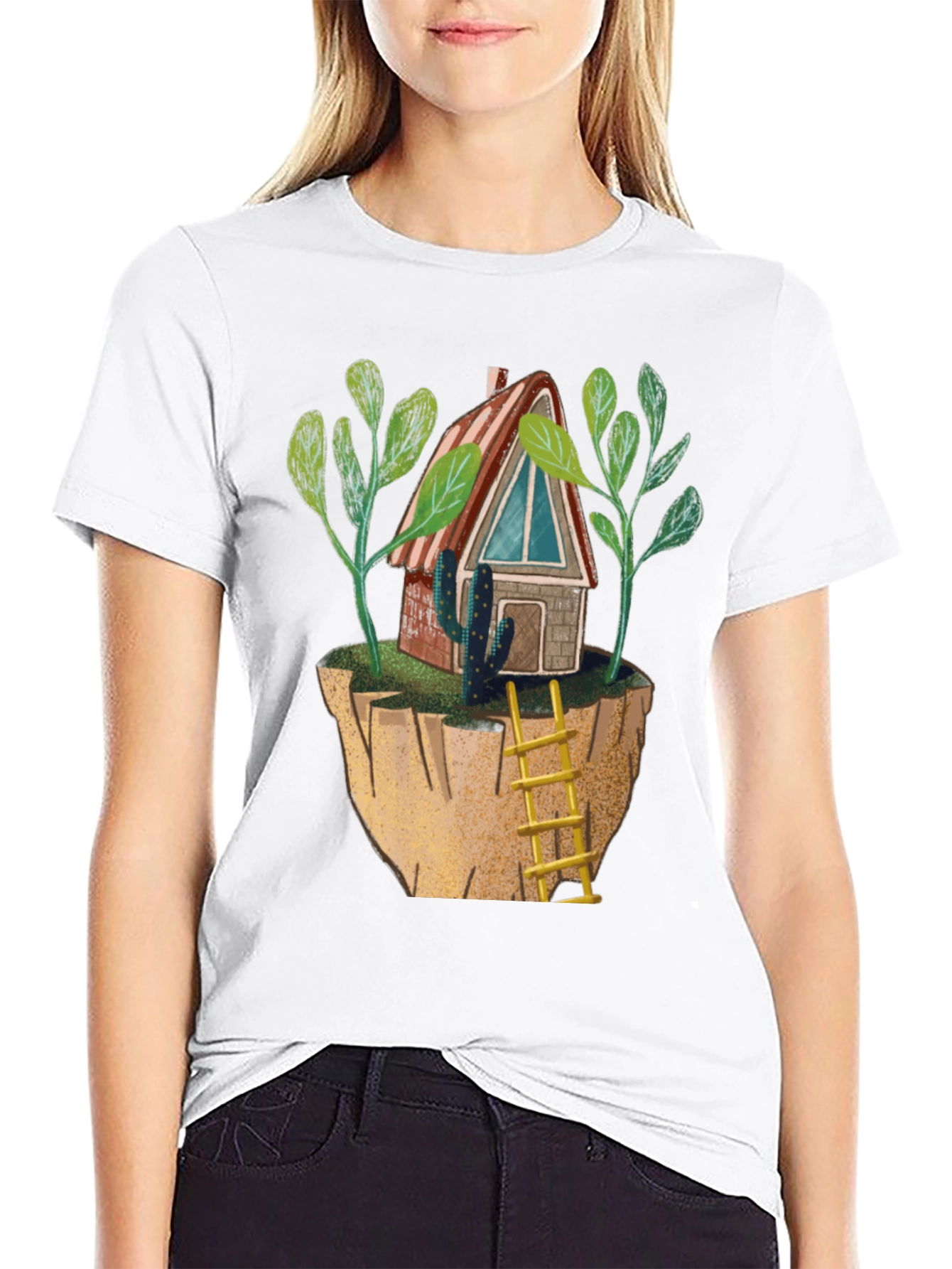 Floating Island Cabin Graphic Tee