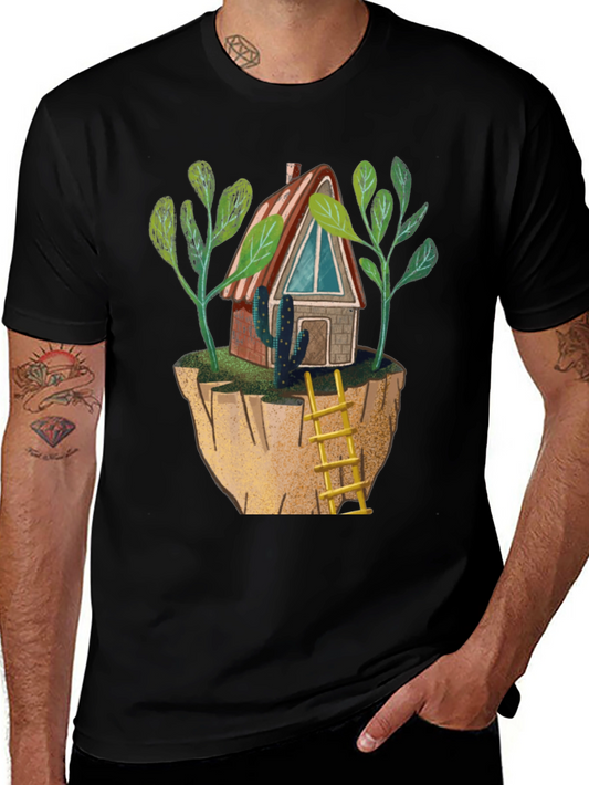Floating Island Cabin Graphic Tee