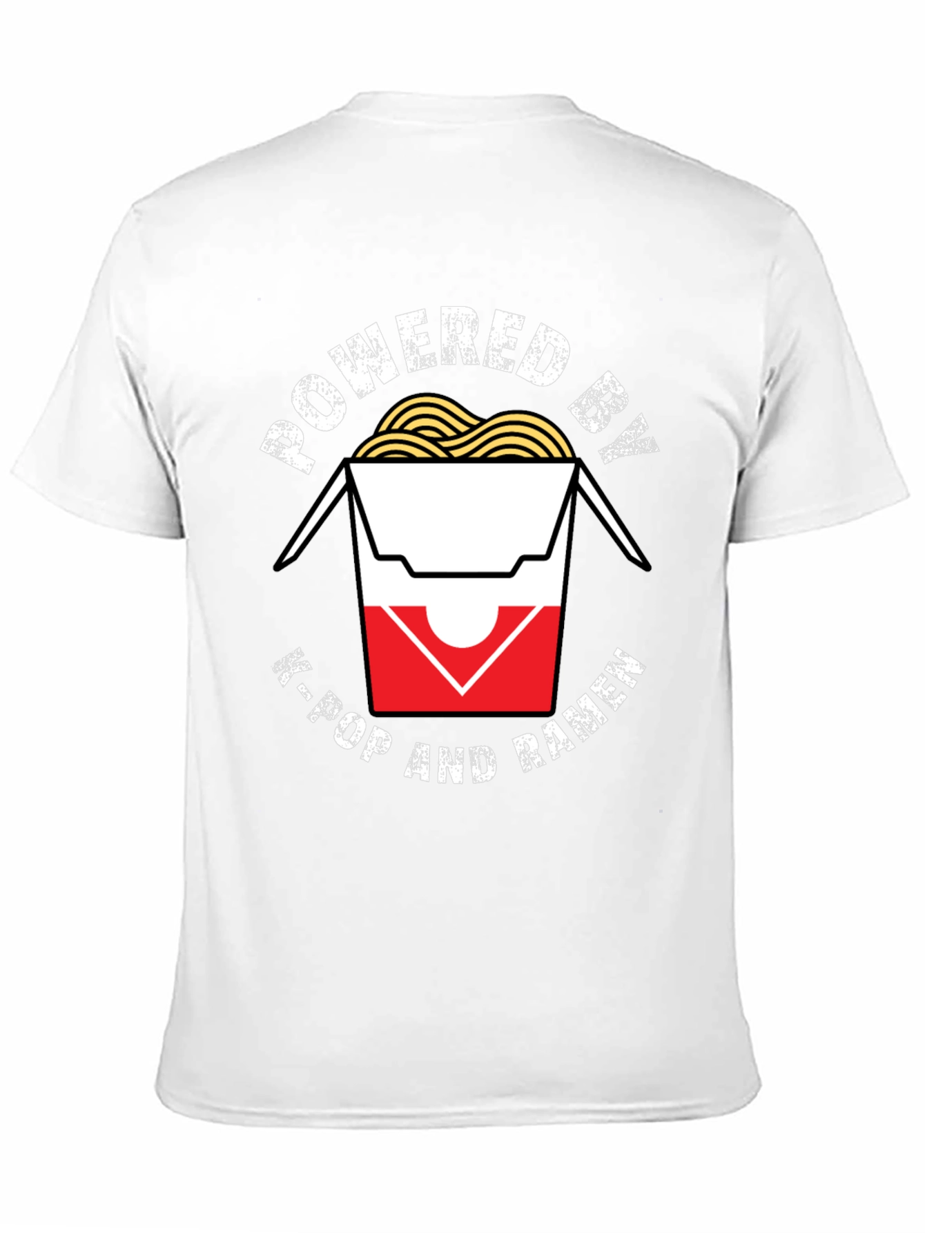 Powered by K-Pop and Ramen T-Shirt