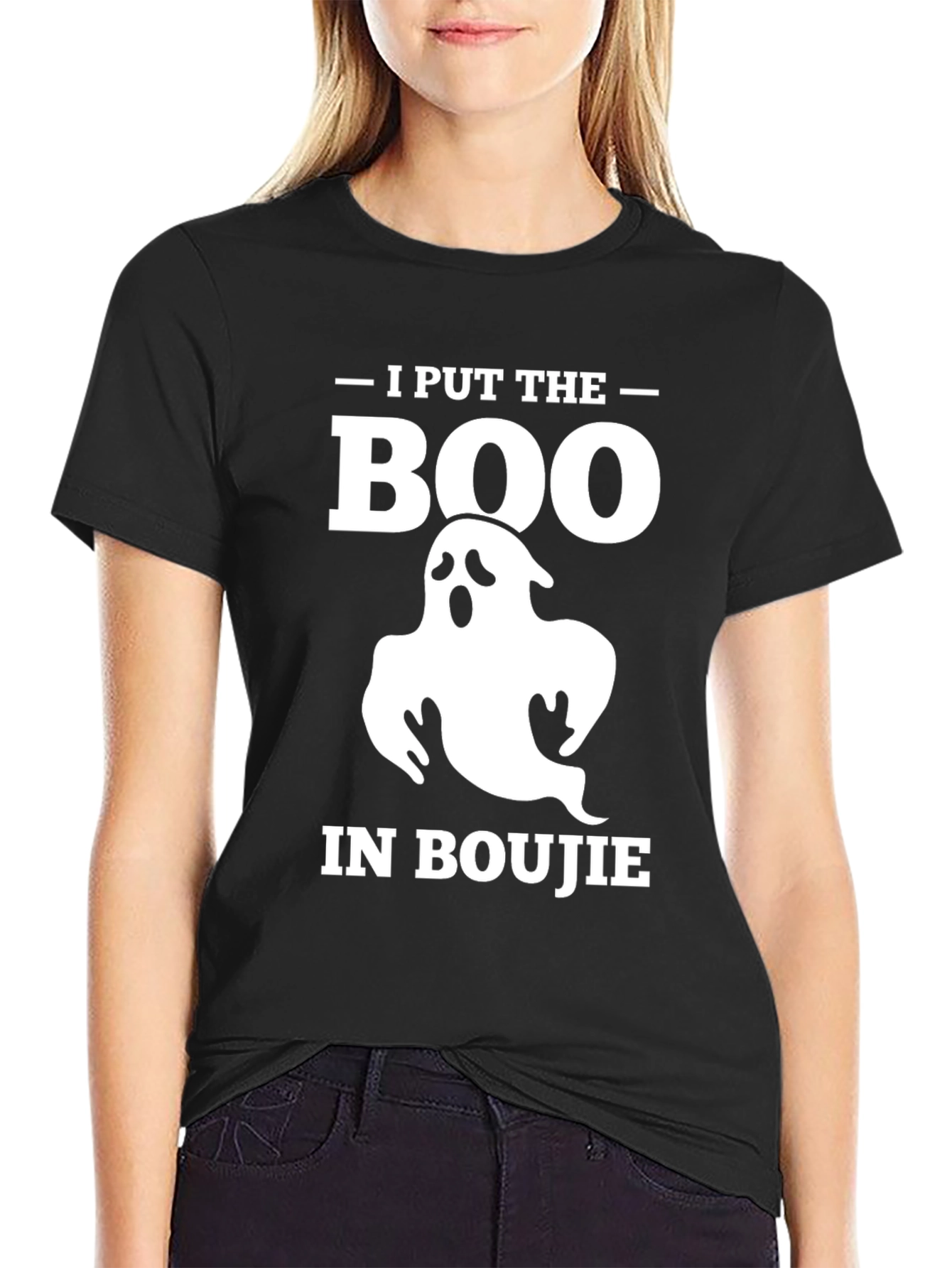 I Put the Boo in Boujie Halloween Graphic Tee