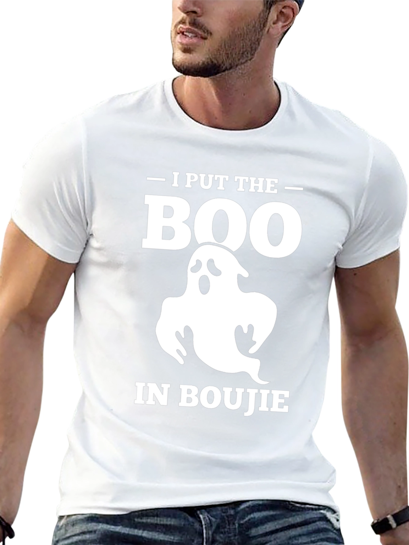 I Put the Boo in Boujie Halloween Graphic Tee