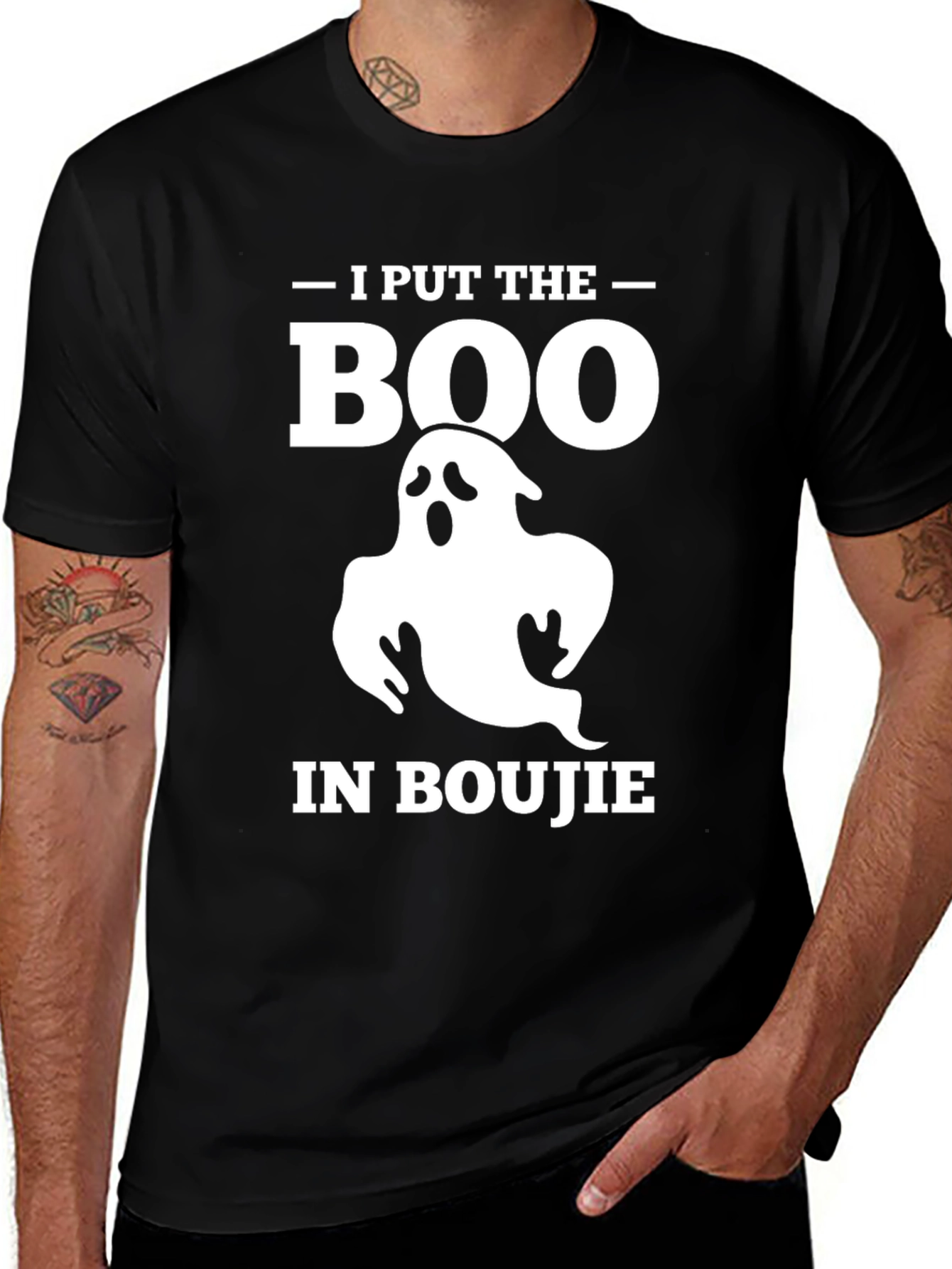 I Put the Boo in Boujie Halloween Graphic Tee