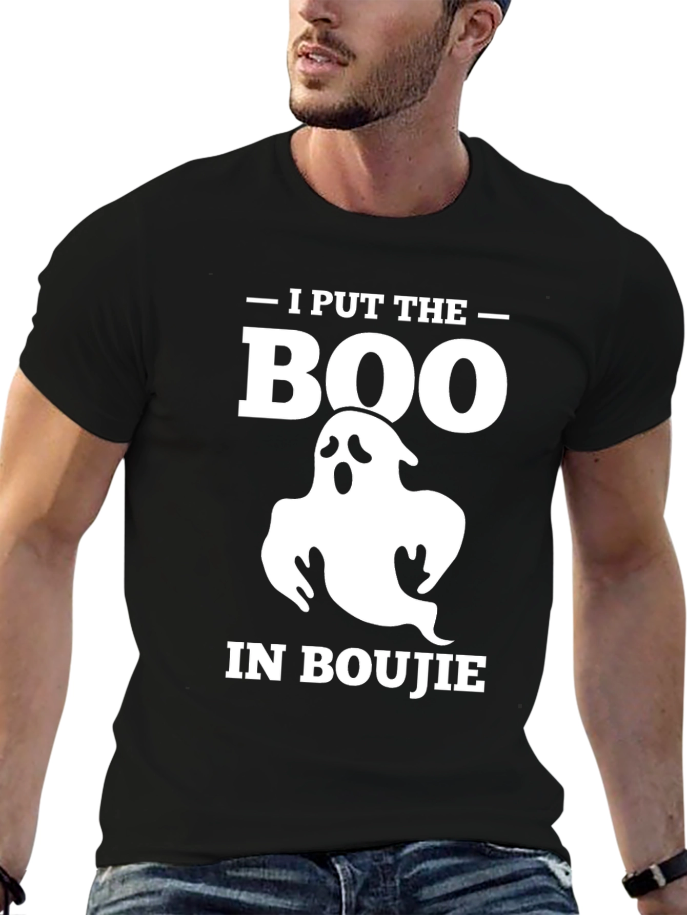 I Put the Boo in Boujie Halloween Graphic Tee