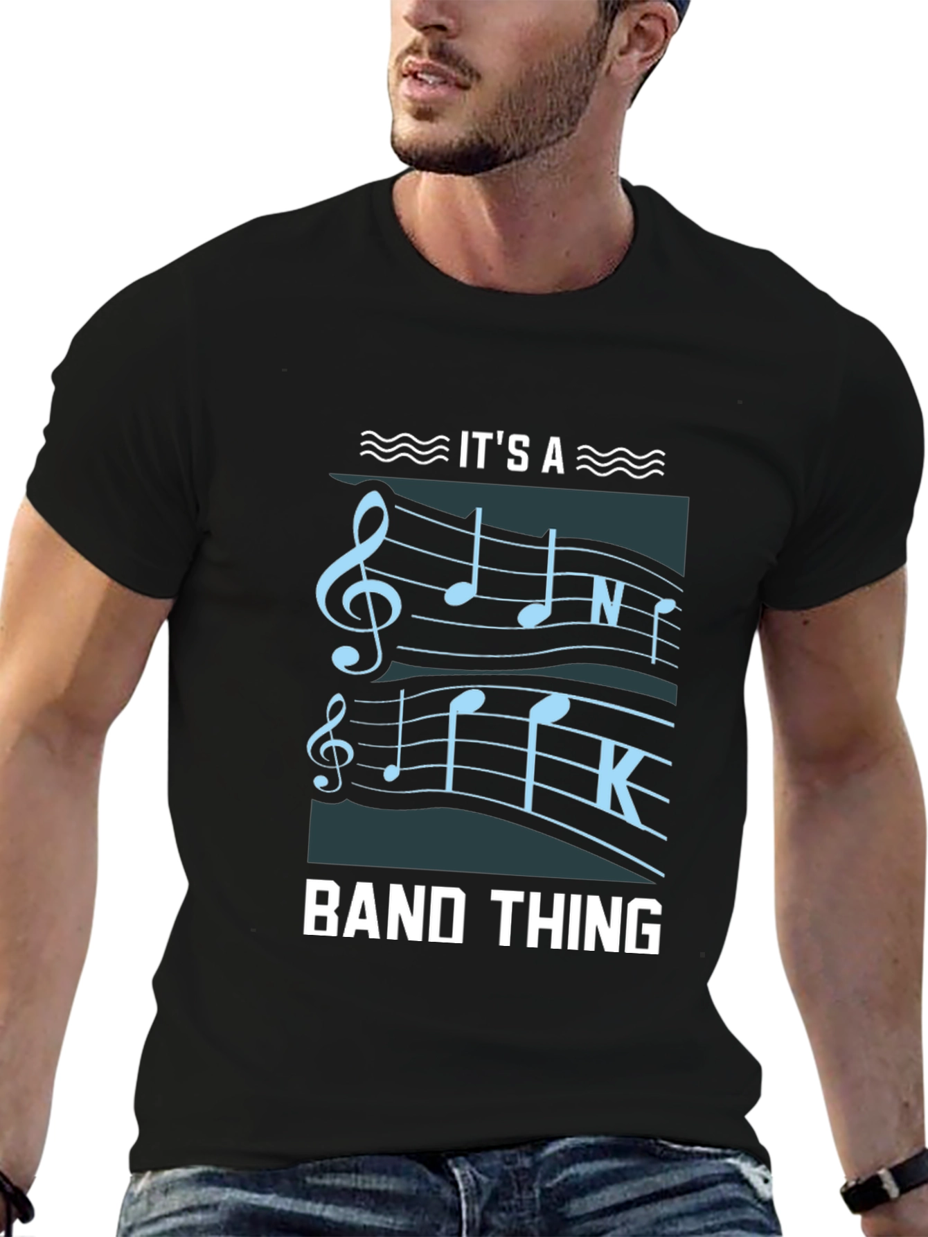 Its a Band Thing Music Notes Graphic Tee