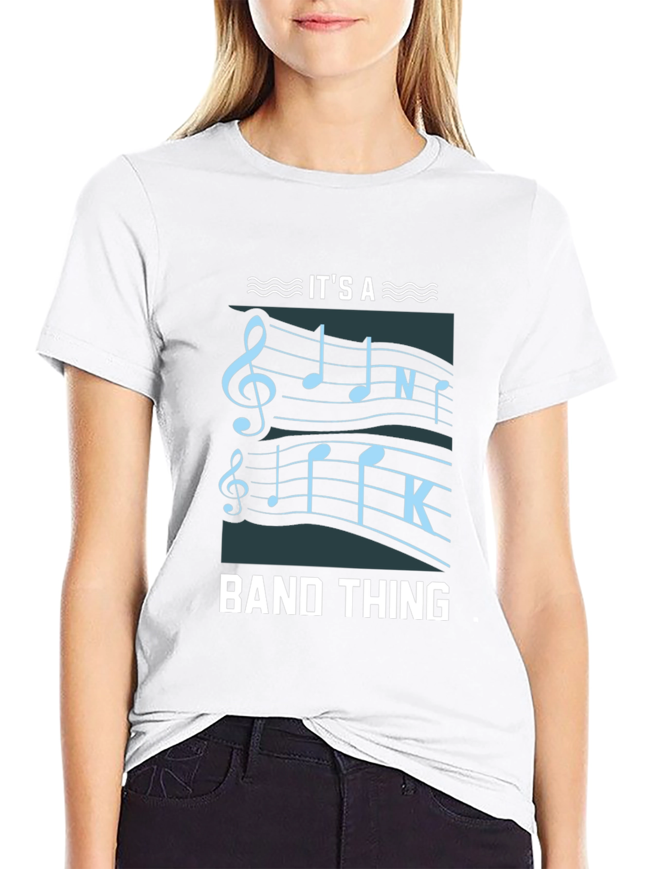 Its a Band Thing Music Notes Graphic Tee