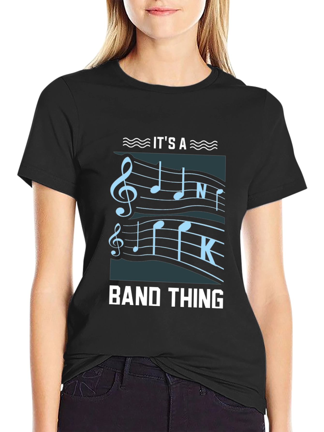 Its a Band Thing Music Notes Graphic Tee