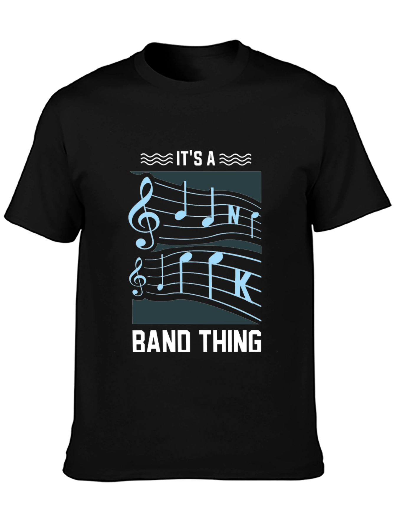 Its a Band Thing Music Notes Graphic Tee