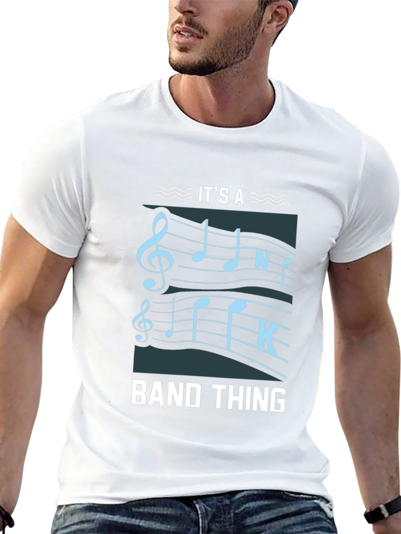 Its a Band Thing Music Notes Graphic Tee
