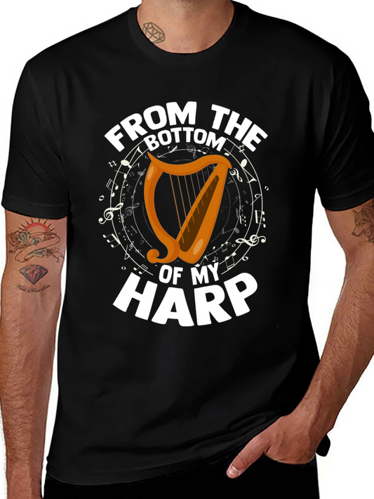 From the Bottom of My Harp Black T-Shirt