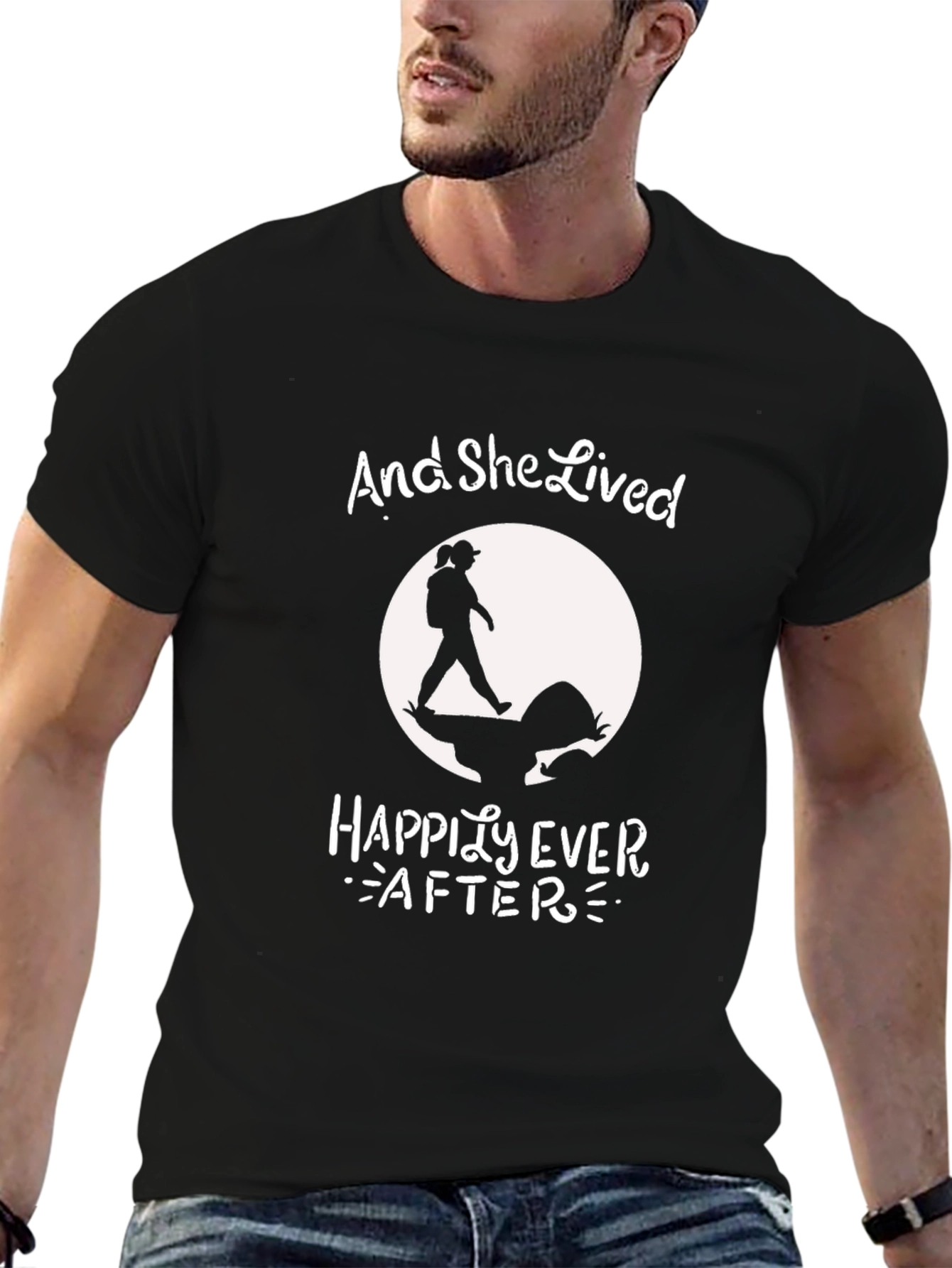 And She Lived Happily Ever After Hiking T-Shirt