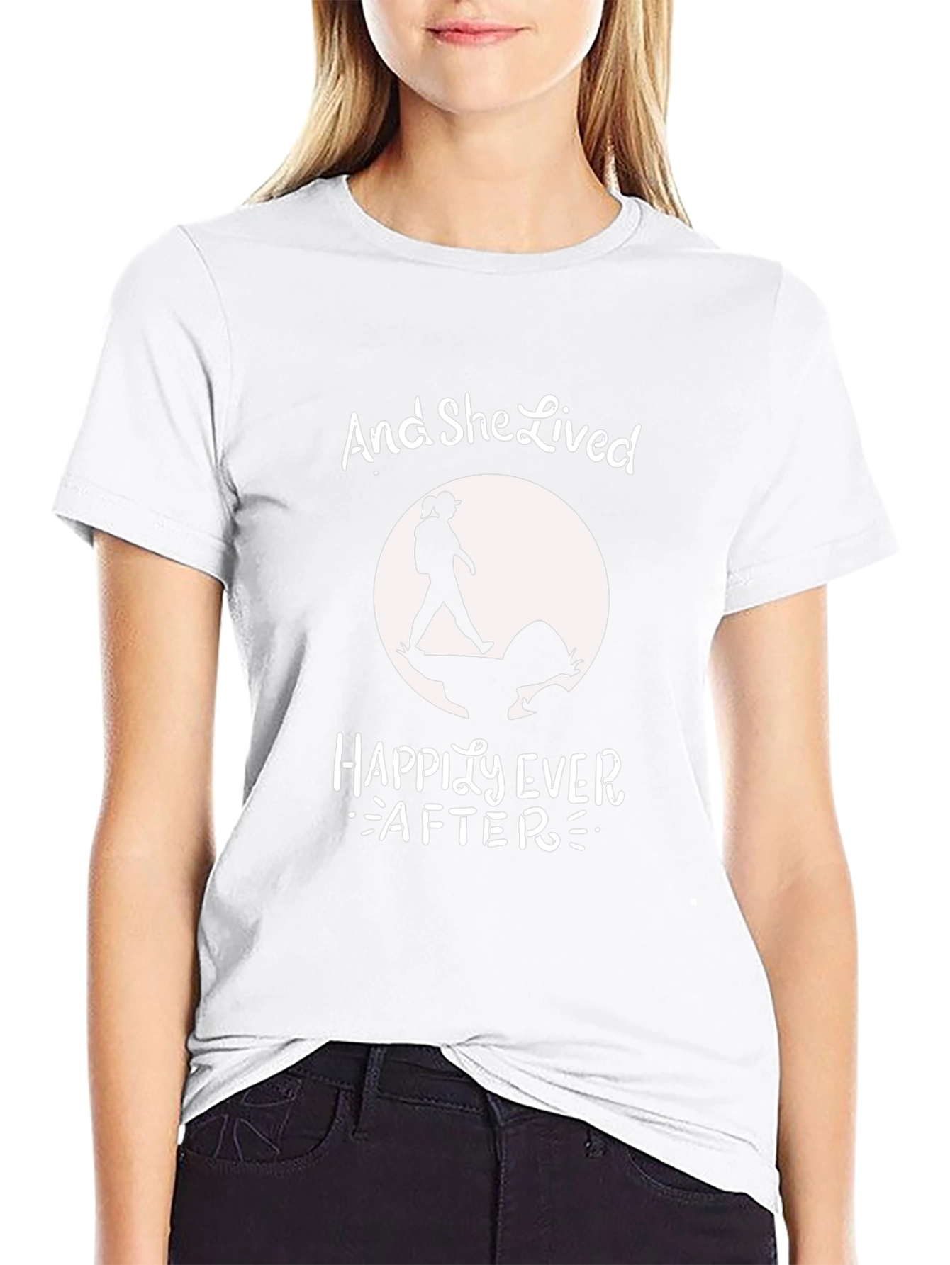 And She Lived Happily Ever After Hiking T-Shirt