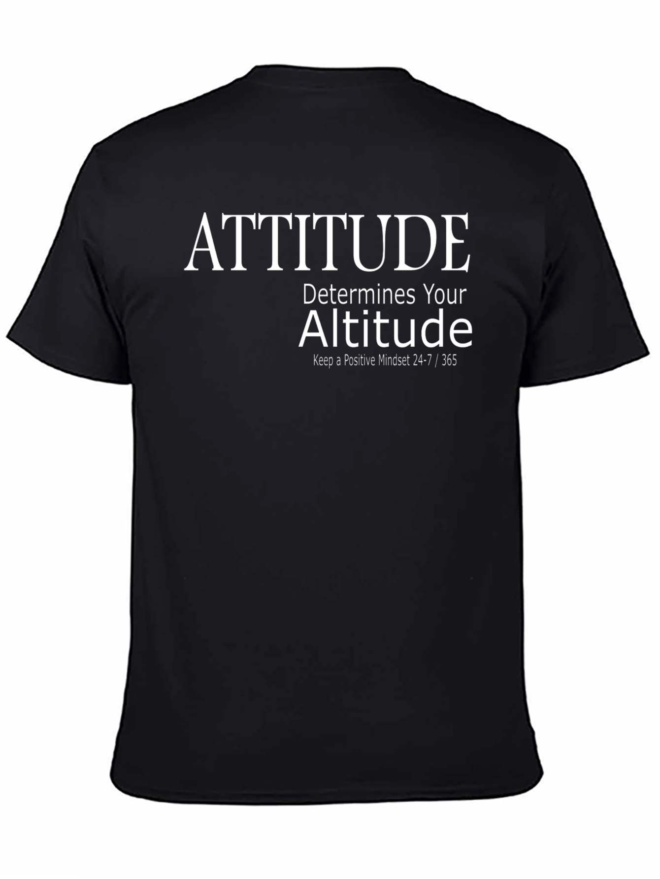 Attitude Determines Altitude Graphic Tee - Positive Mindset