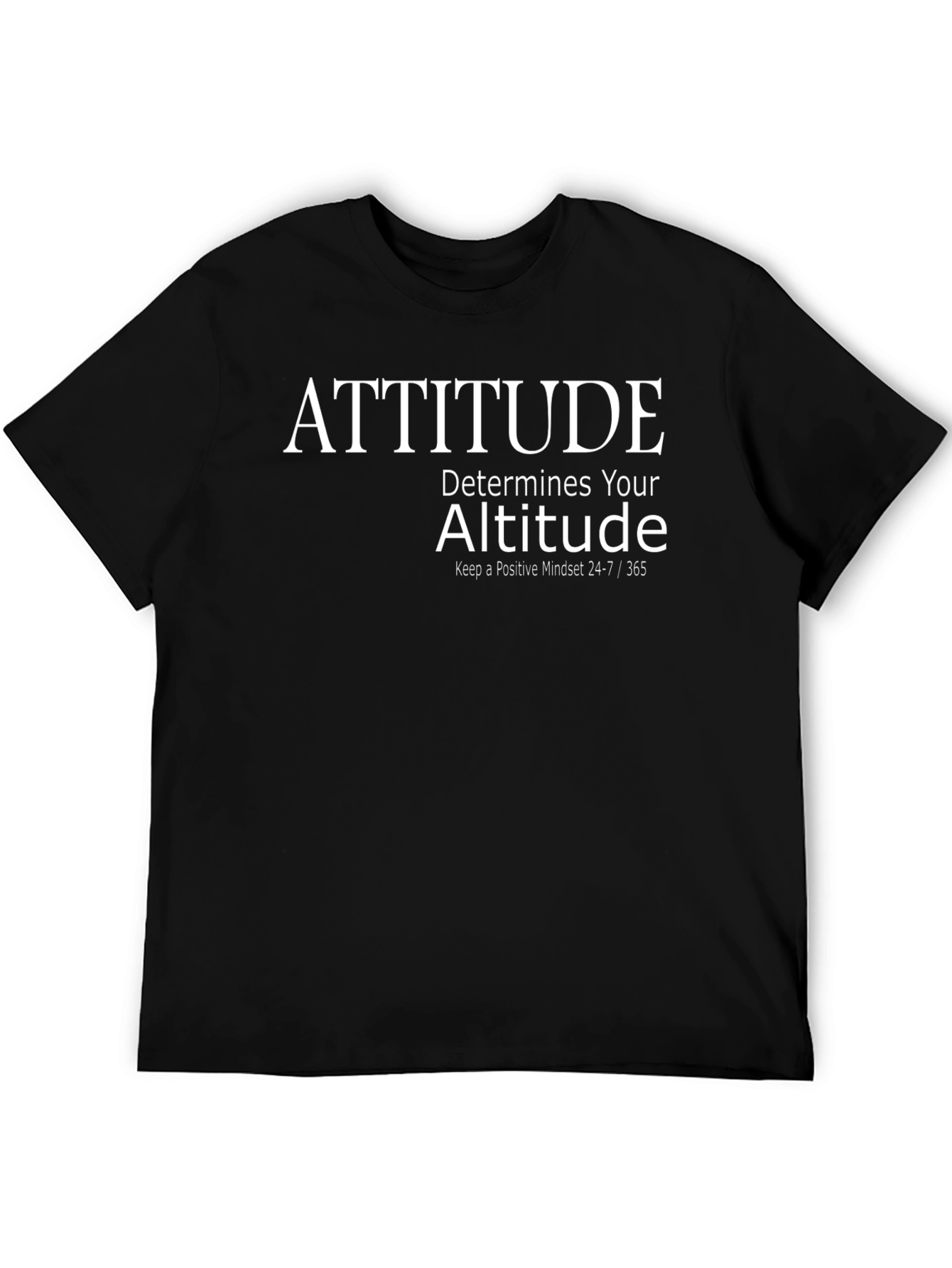 Attitude Determines Altitude Graphic Tee - Positive Mindset