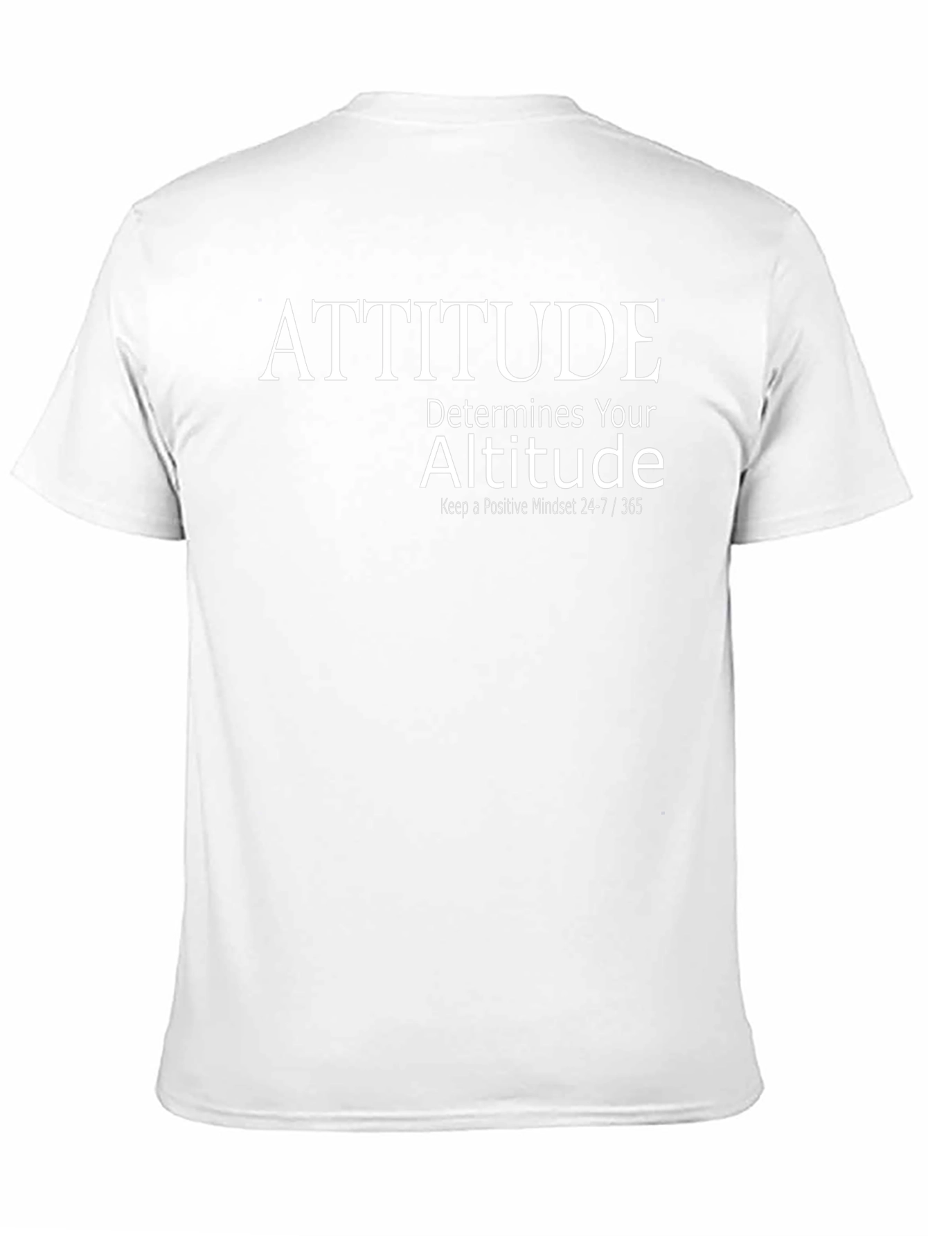 Attitude Determines Altitude Graphic Tee - Positive Mindset