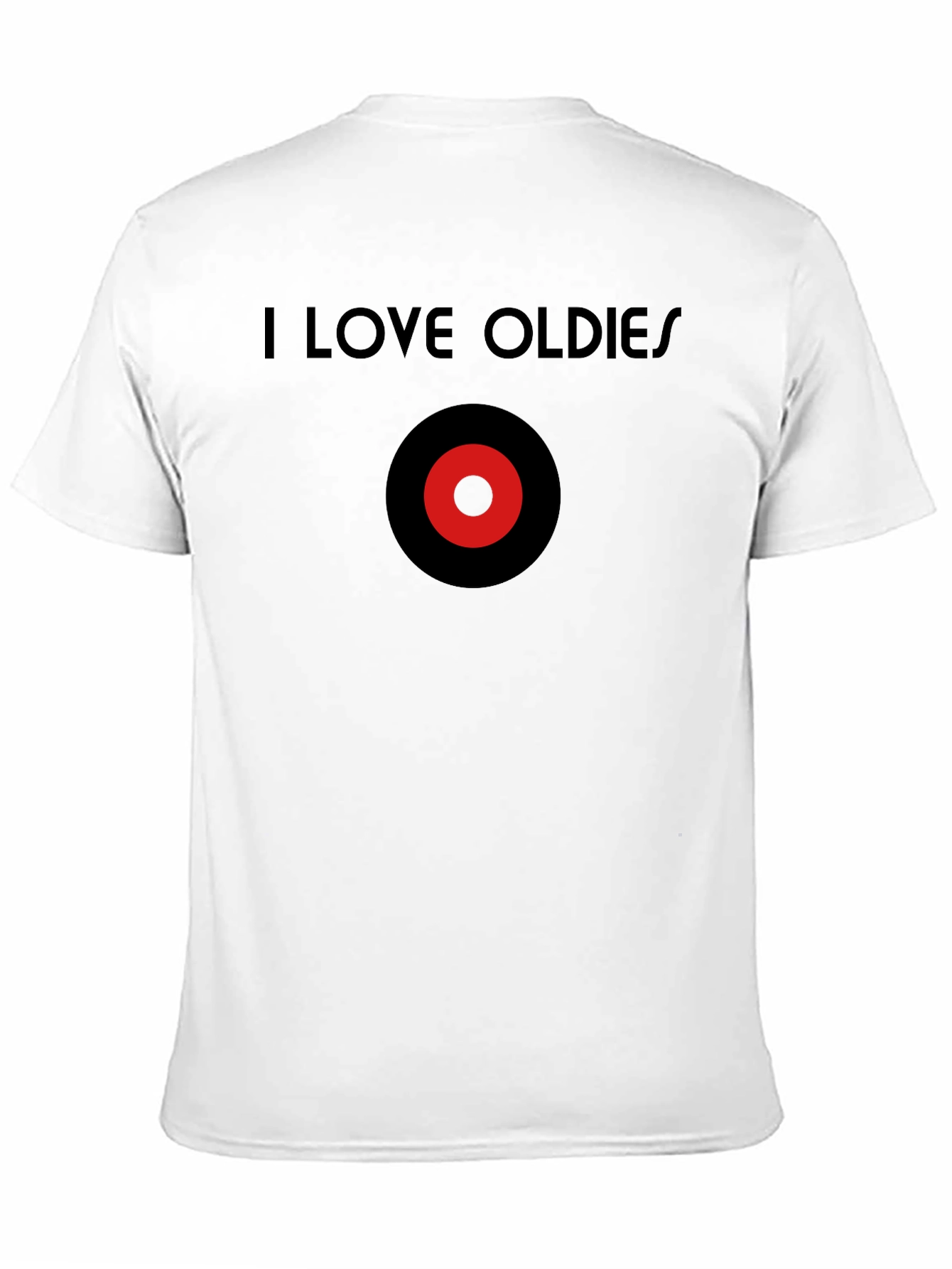 I Love Oldies Black T-Shirt