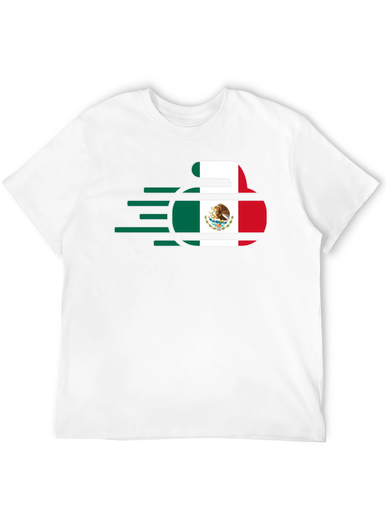 Mexico Curling T-Shirt - Black Tee