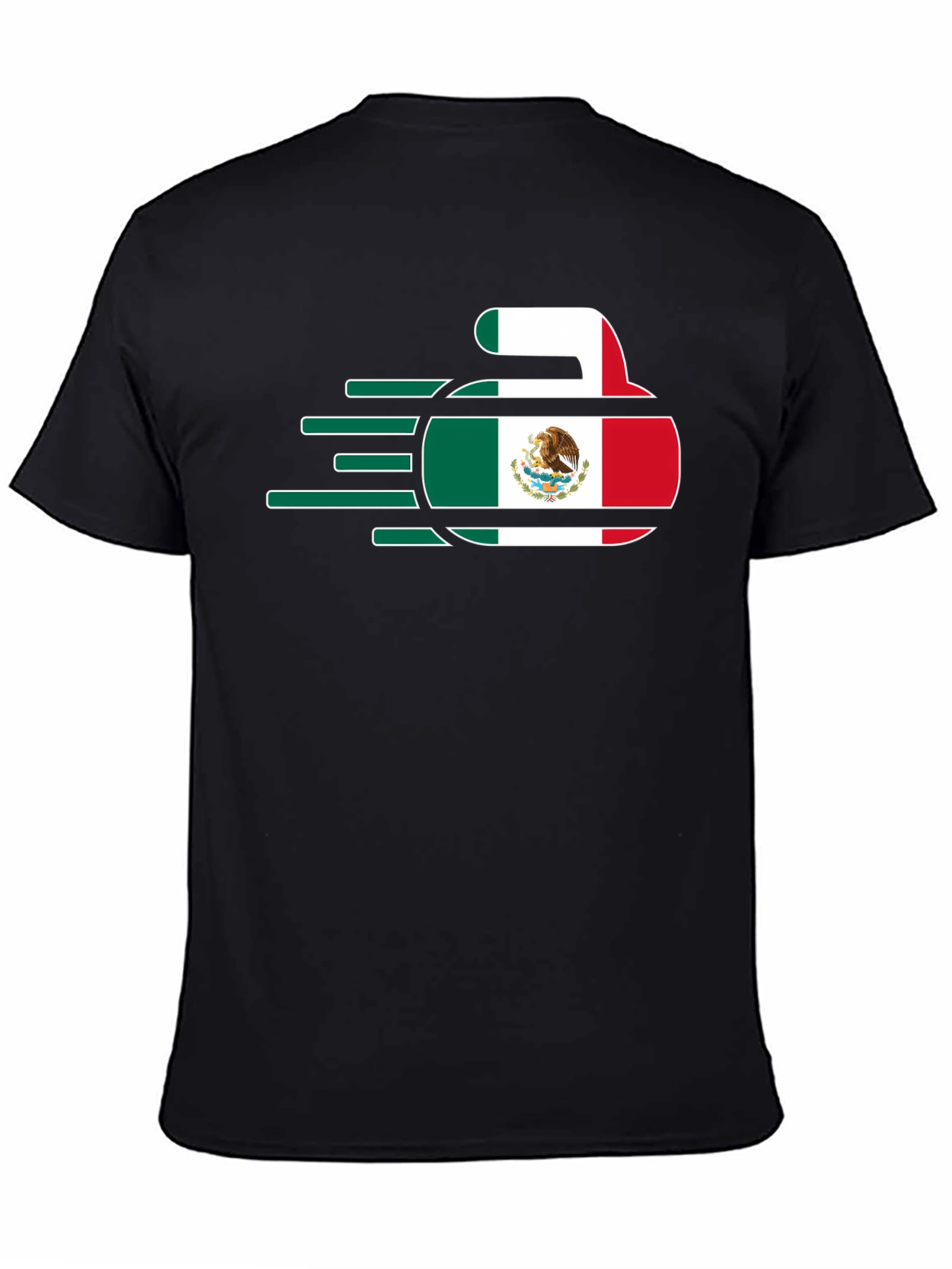 Mexico Curling T-Shirt - Black Tee