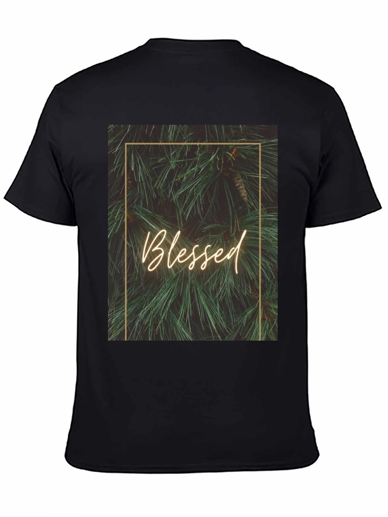 Blessed Pine Graphic Tee - Stylish Comfort