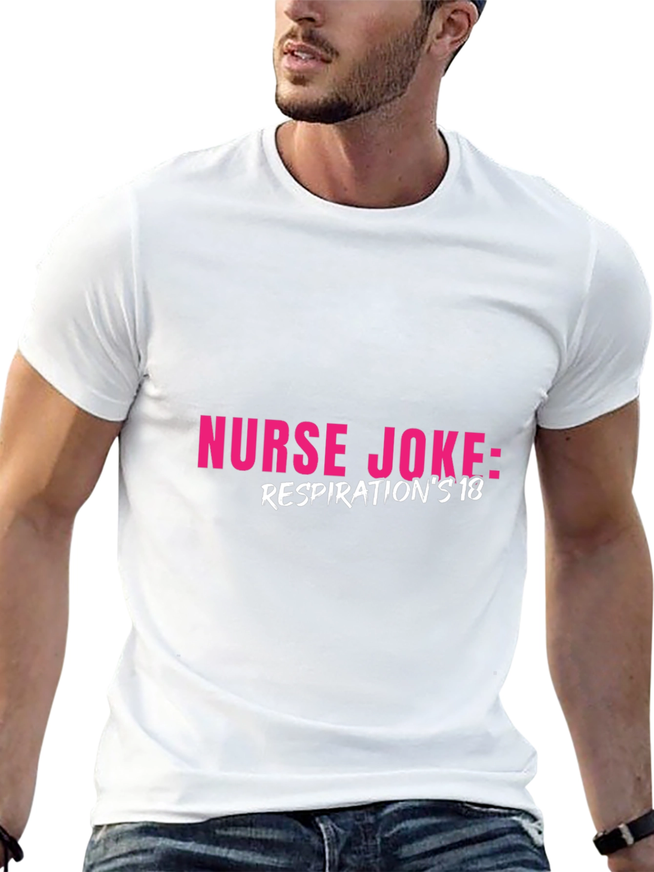Nurse Joke T-Shirt - Respirations 18 Humor
