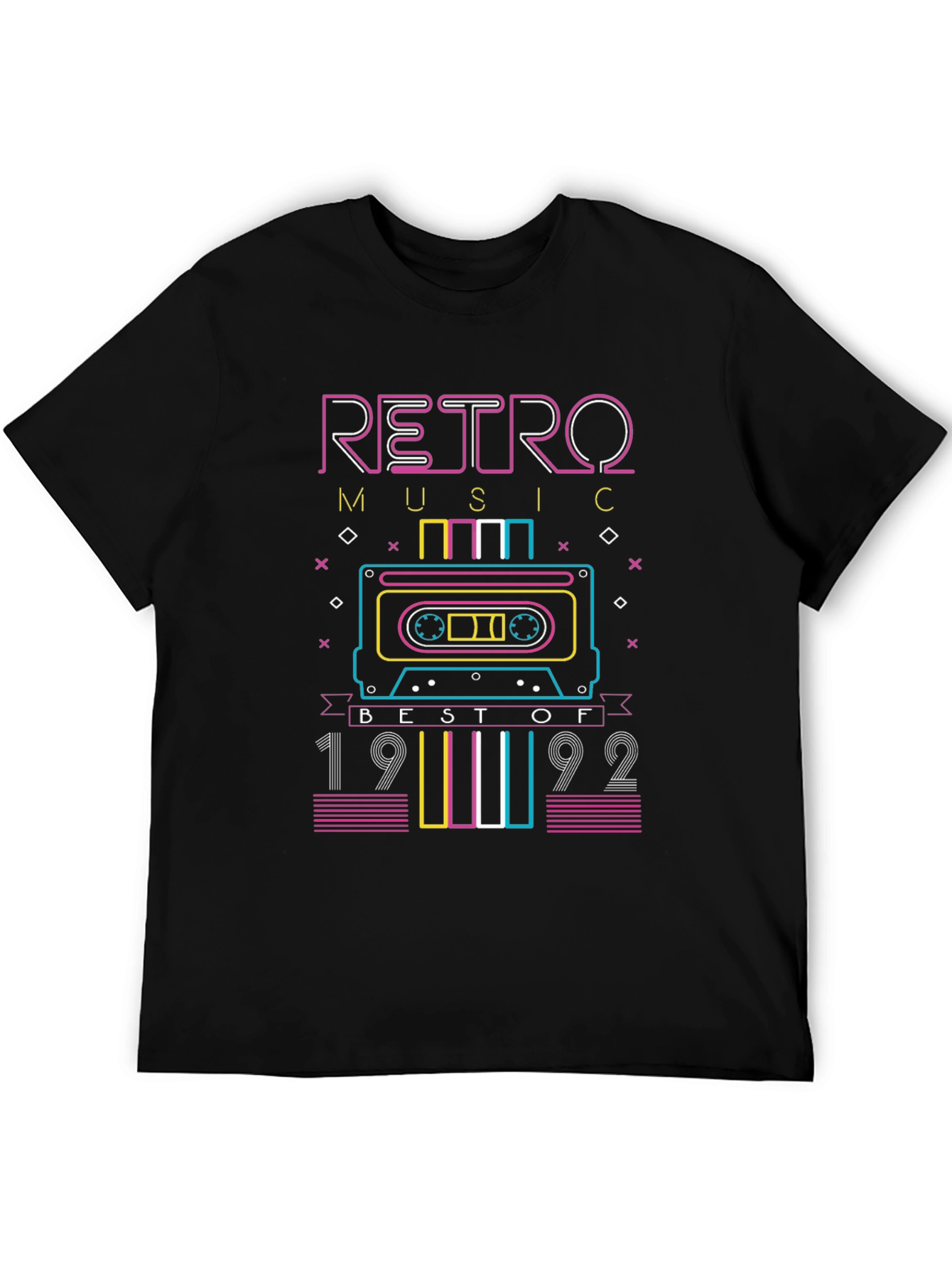 Retro Music Best of 1992 Cassette T-Shirt