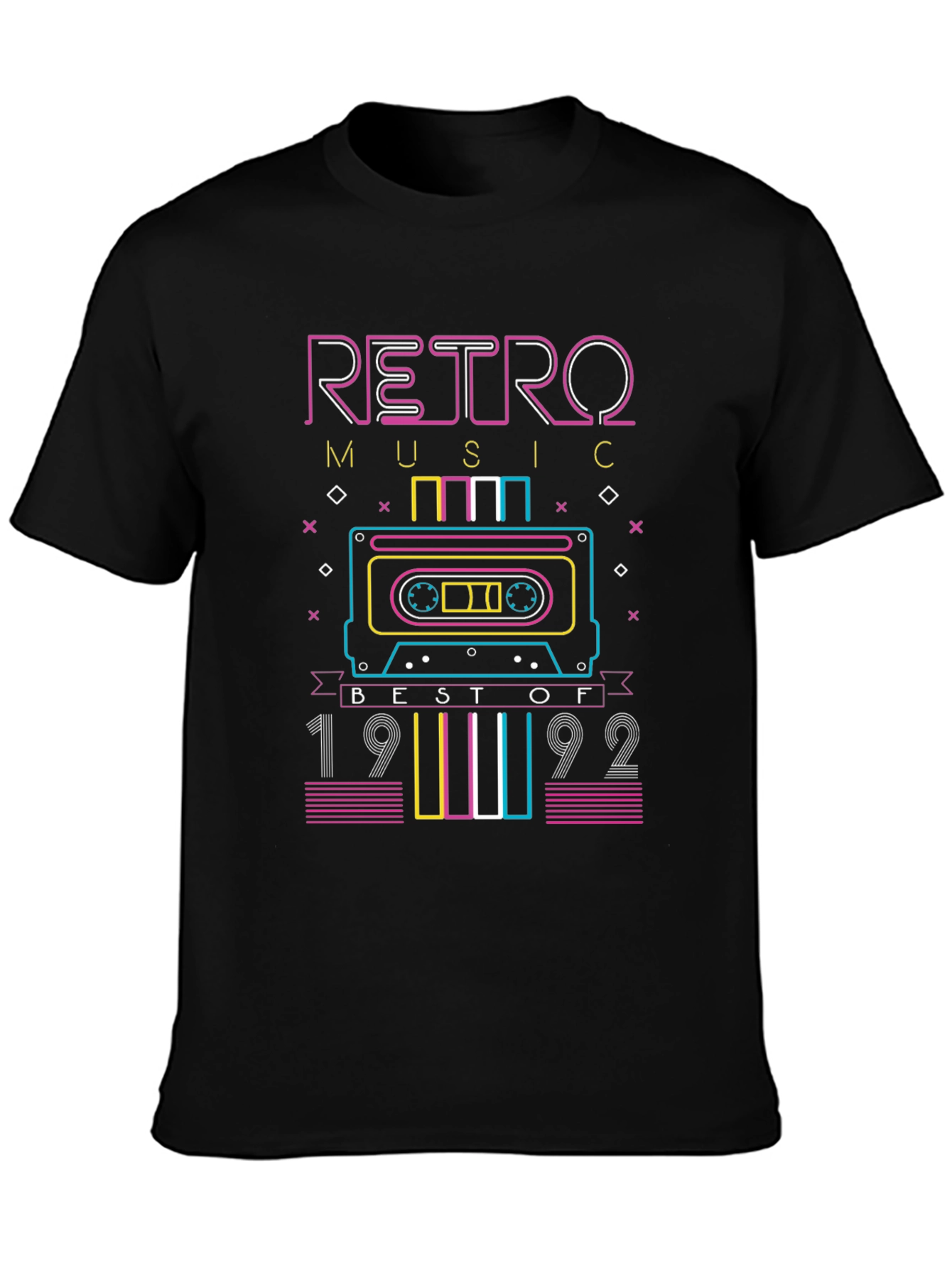 Retro Music Best of 1992 Cassette T-Shirt
