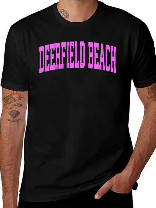 Deerfield Beach Black T-Shirt