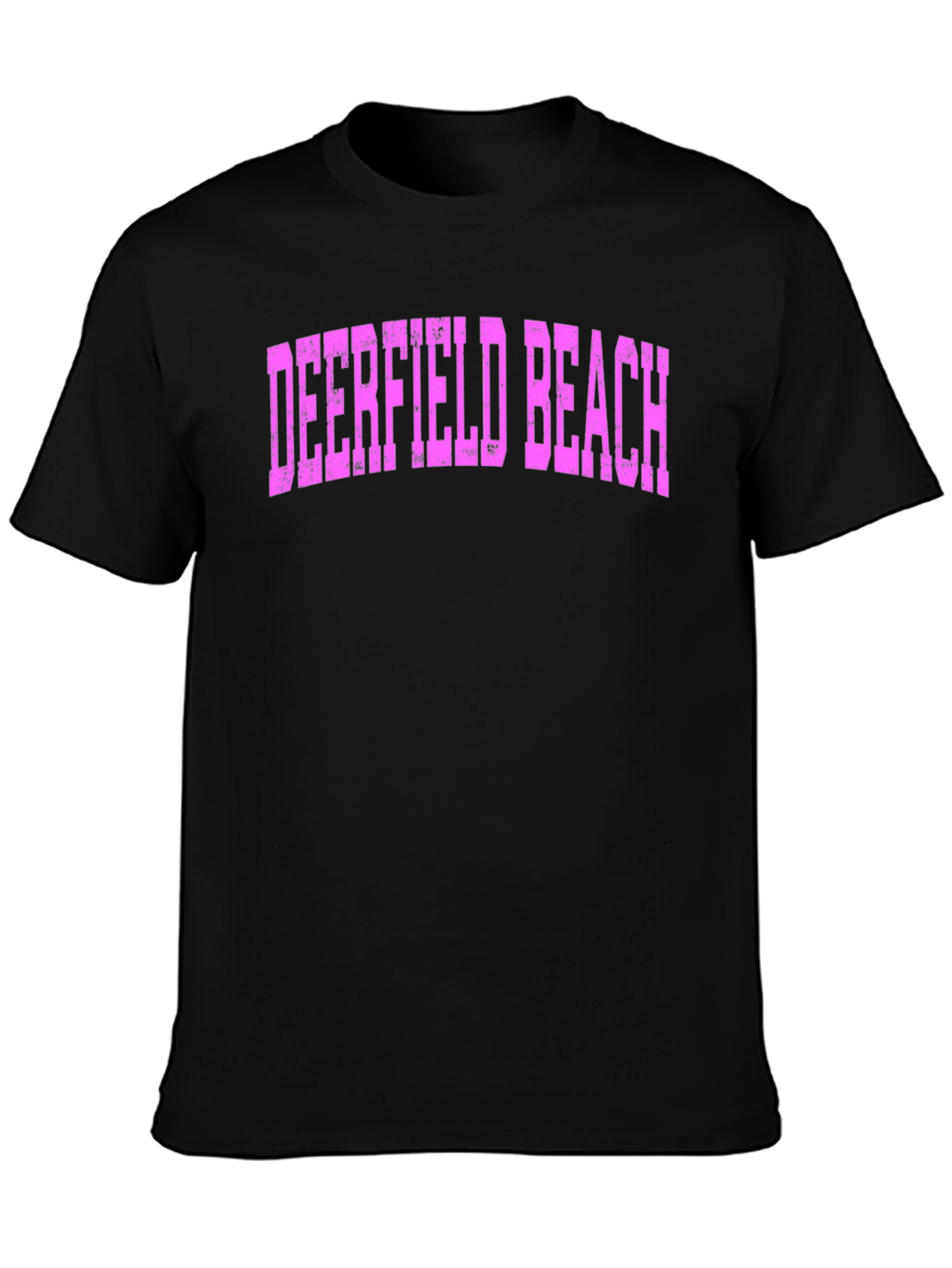 Deerfield Beach Black T-Shirt
