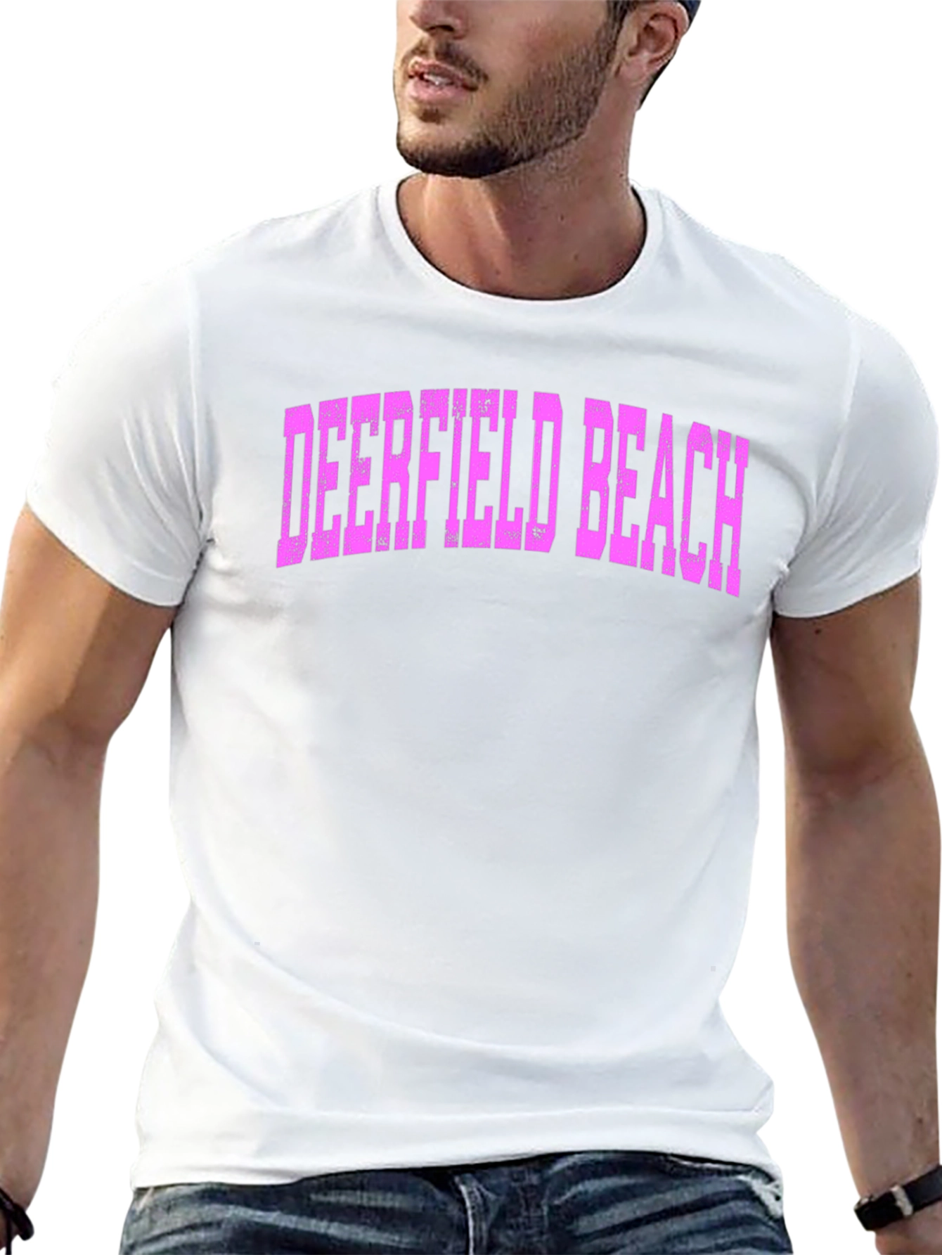 Deerfield Beach Black T-Shirt