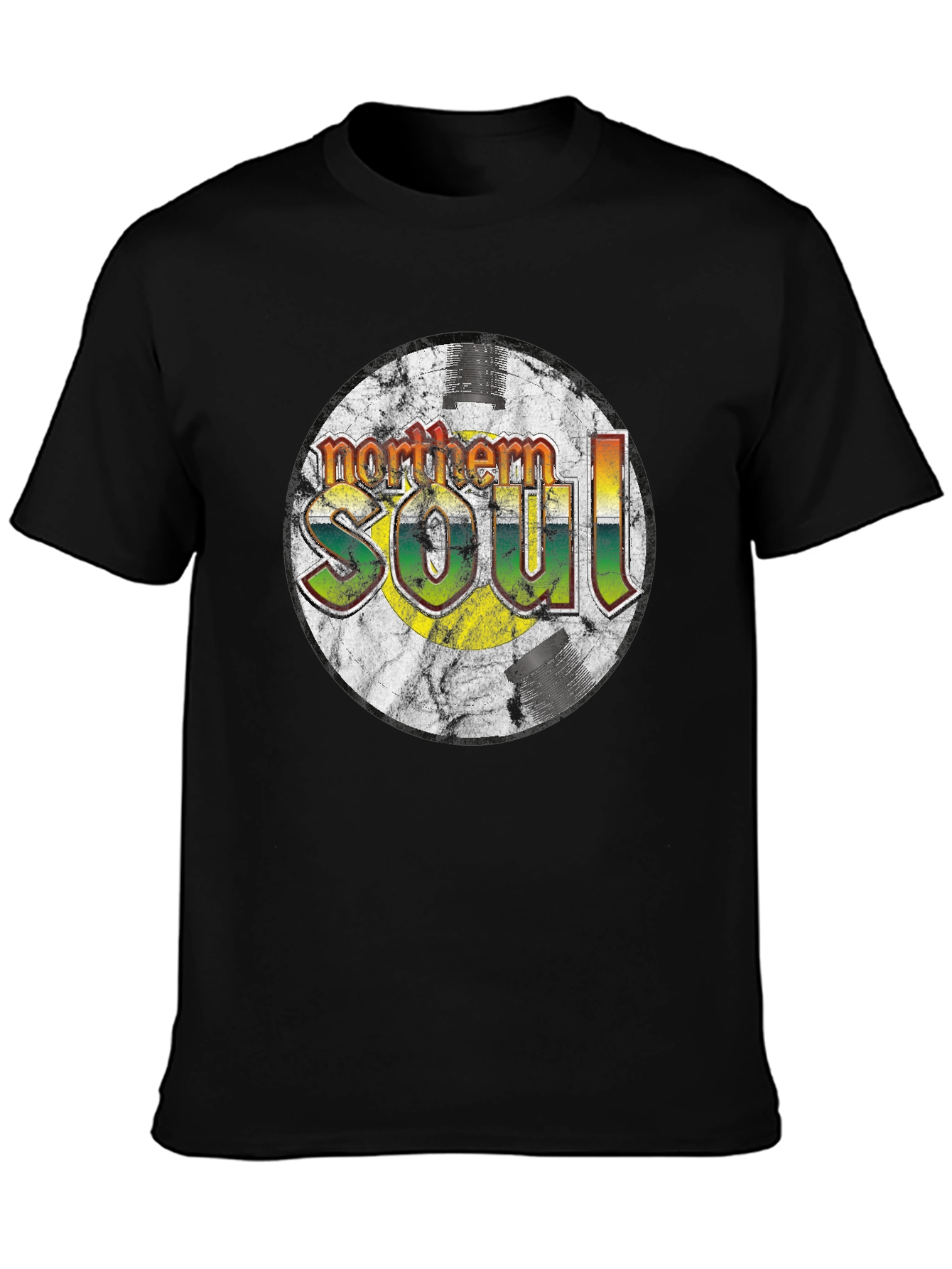 Northern Soul Graphic Tee - Black Cotton Blend