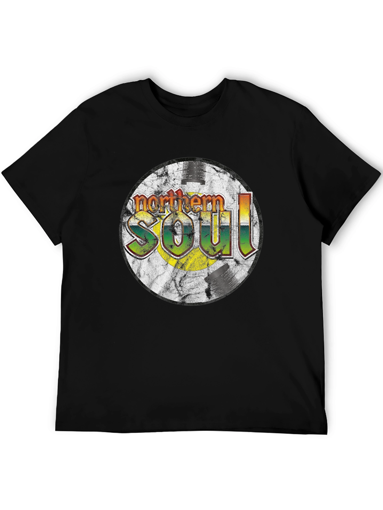 Northern Soul Graphic Tee - Black Cotton Blend