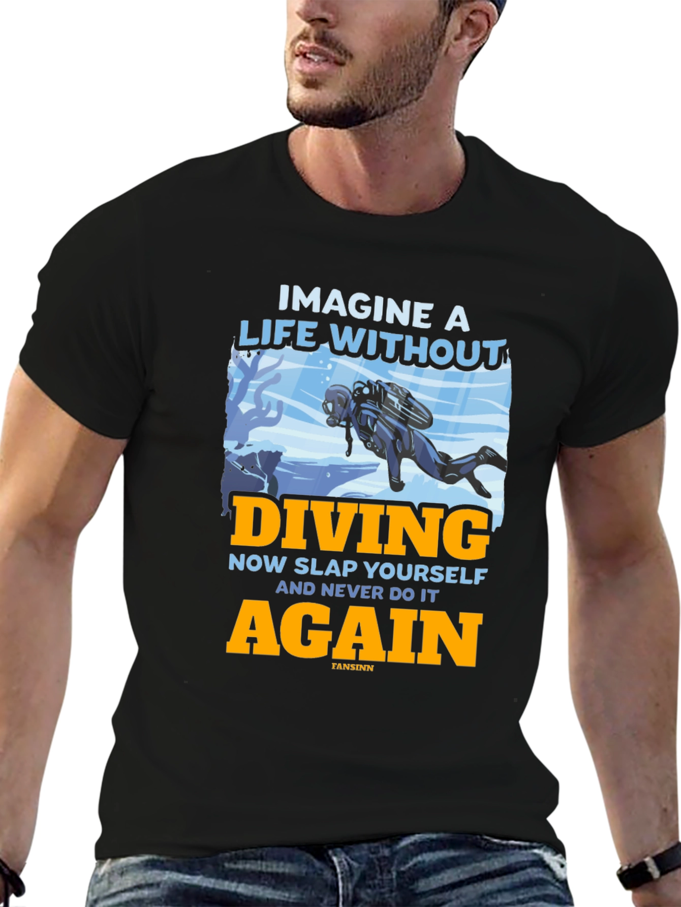 Diving T-Shirt - Imagine a Life Without Diving