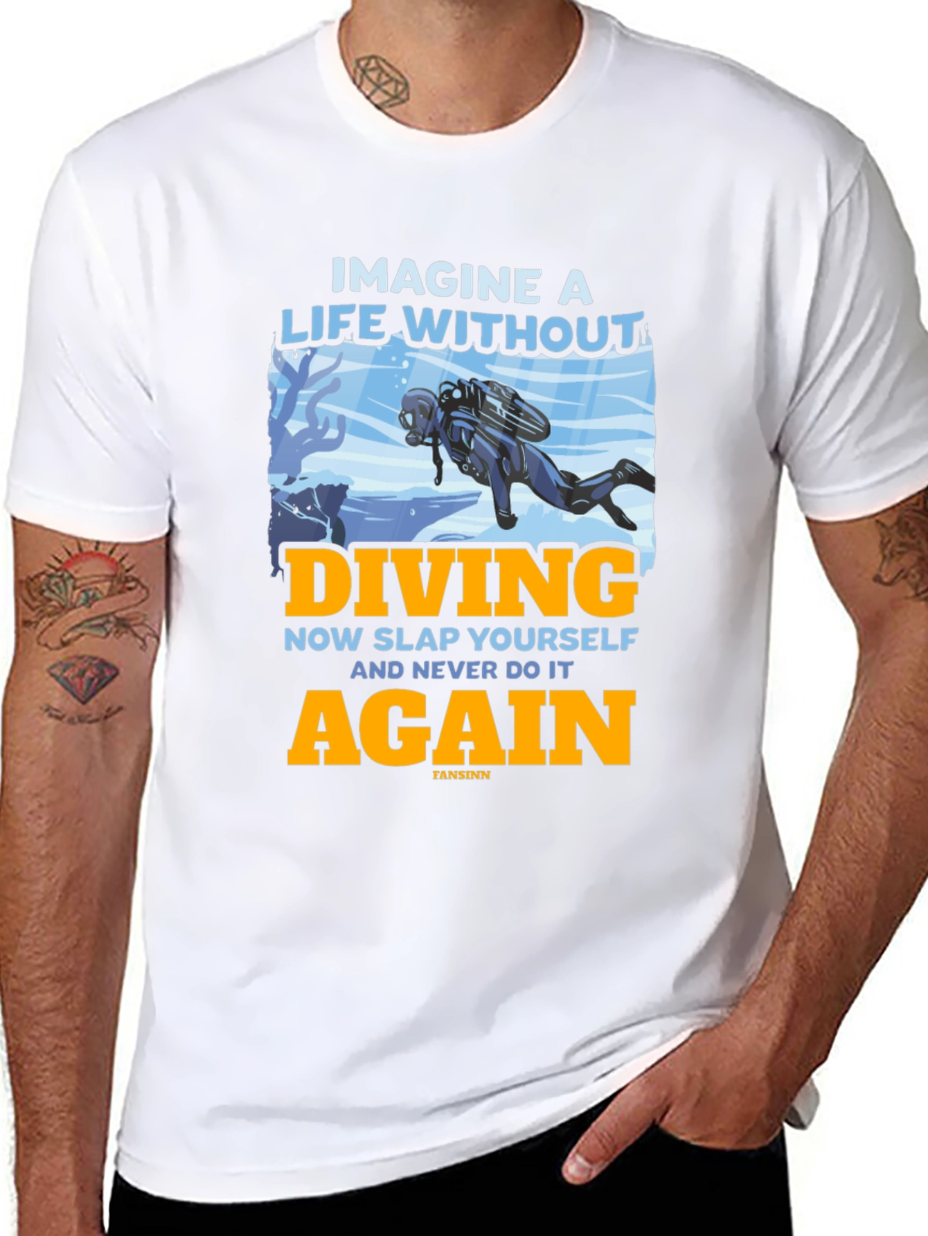 Diving T-Shirt - Imagine a Life Without Diving