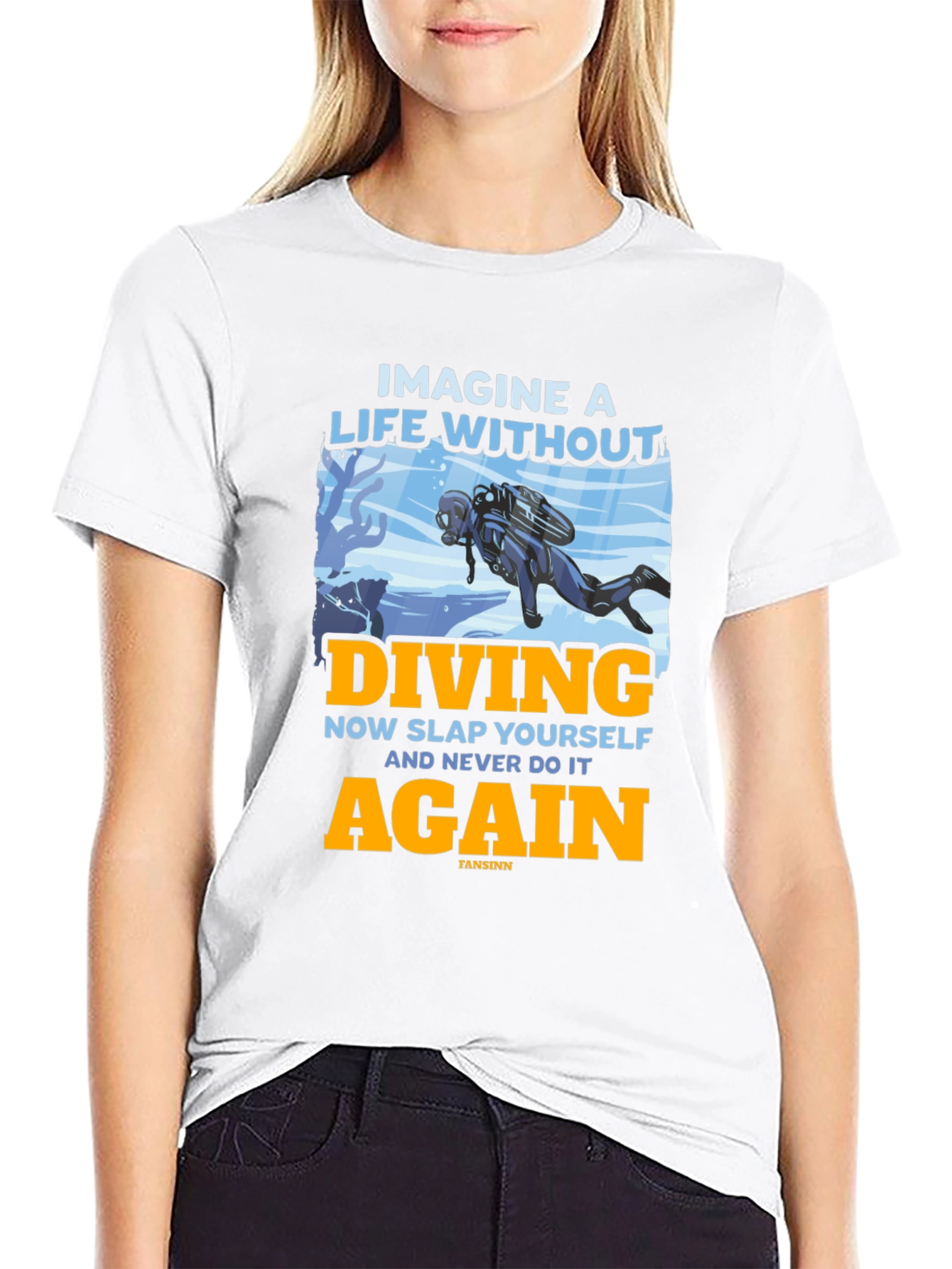 Diving T-Shirt - Imagine a Life Without Diving