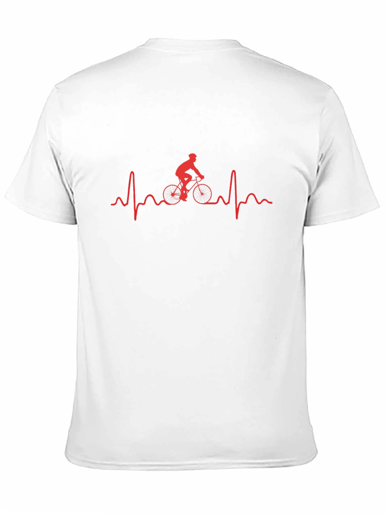 Cycling Heartbeat Graphic Tee - Ride On!